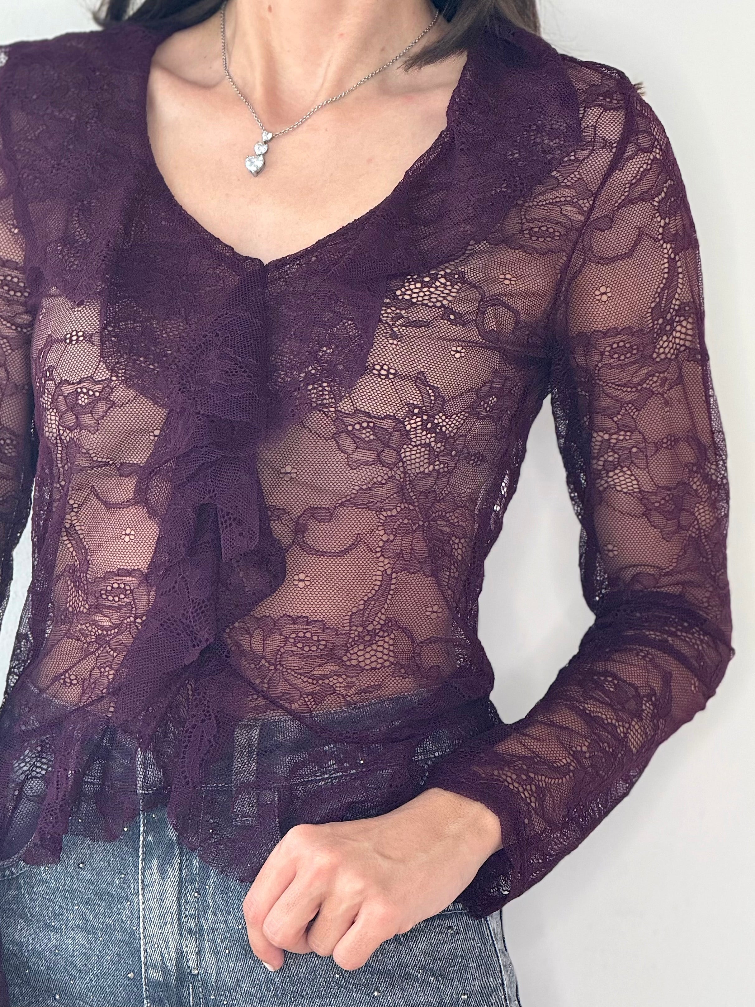 BLUSA PIZZO VOLLANT