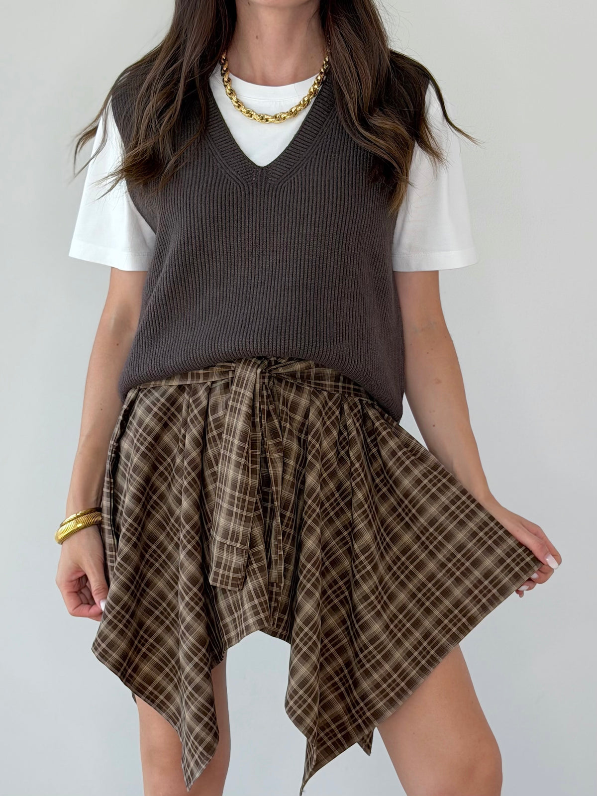SMANICATO CON SCOLLO A V
