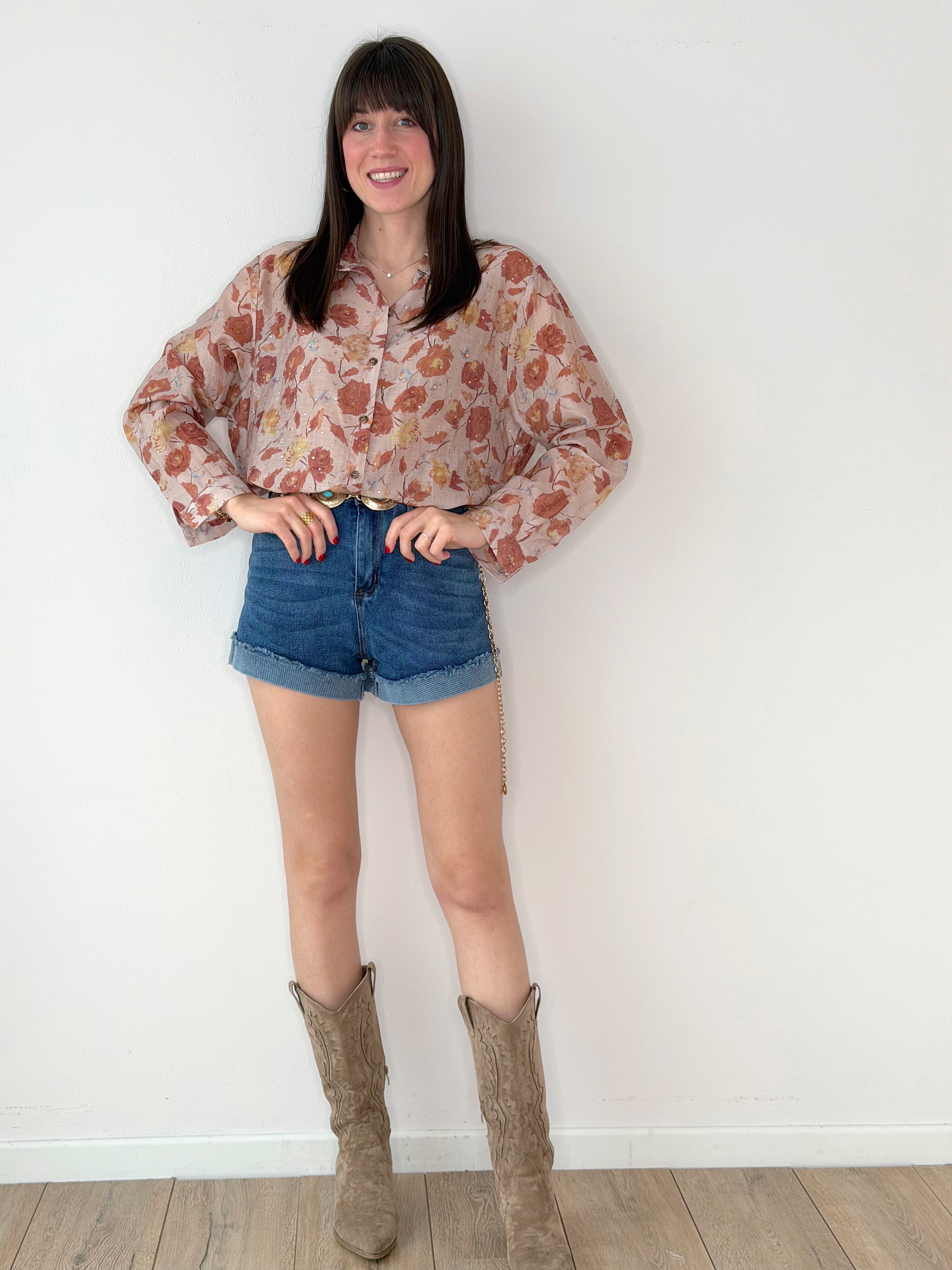 CAMICIA GIORGIA ( CON STRASS )