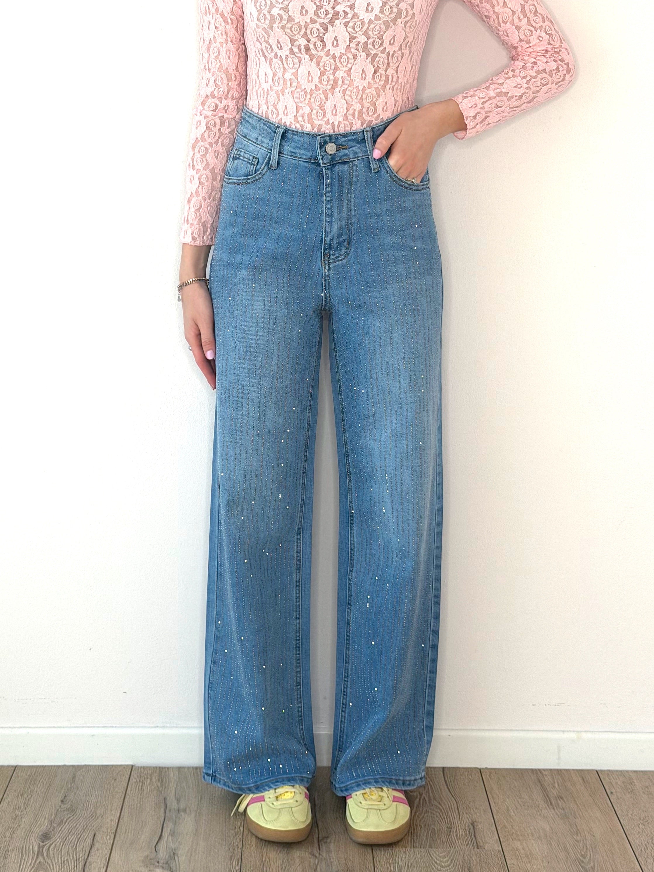 DENIM KYLIE CON STRASS