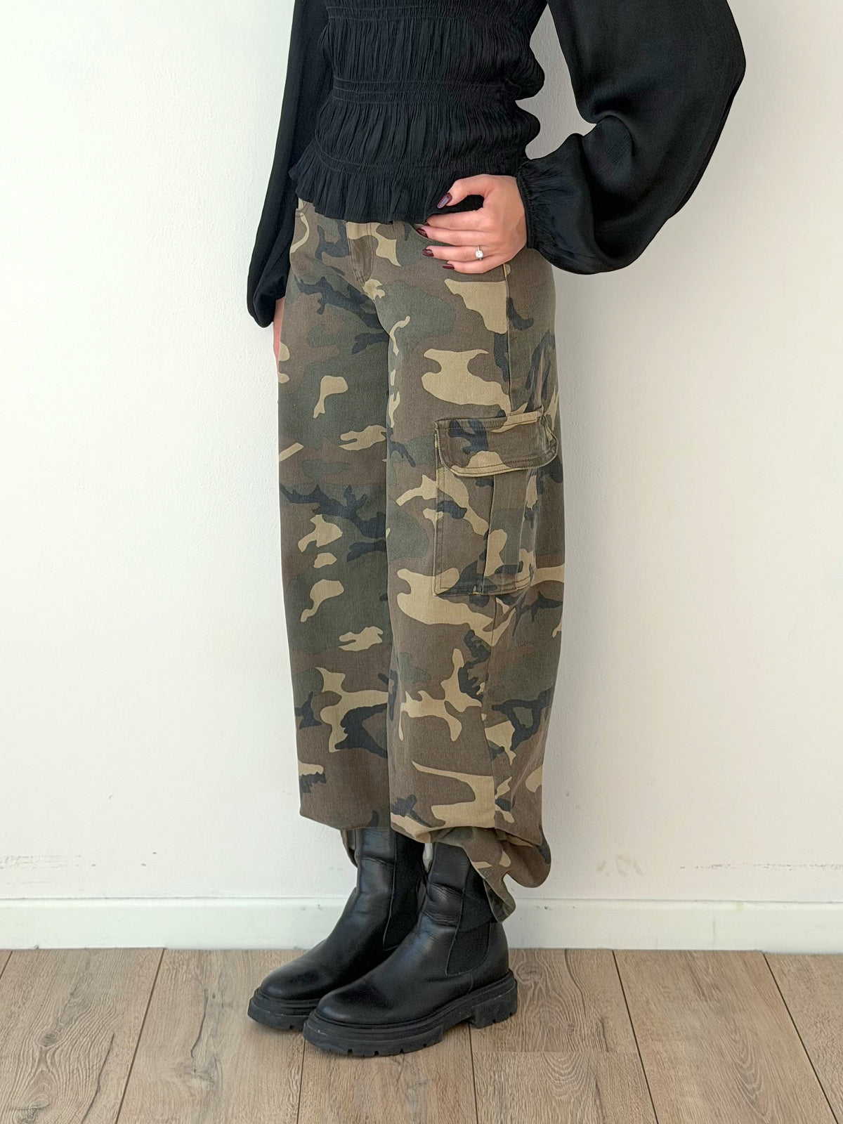 DENIM CARGO CAMOUFLAGE
