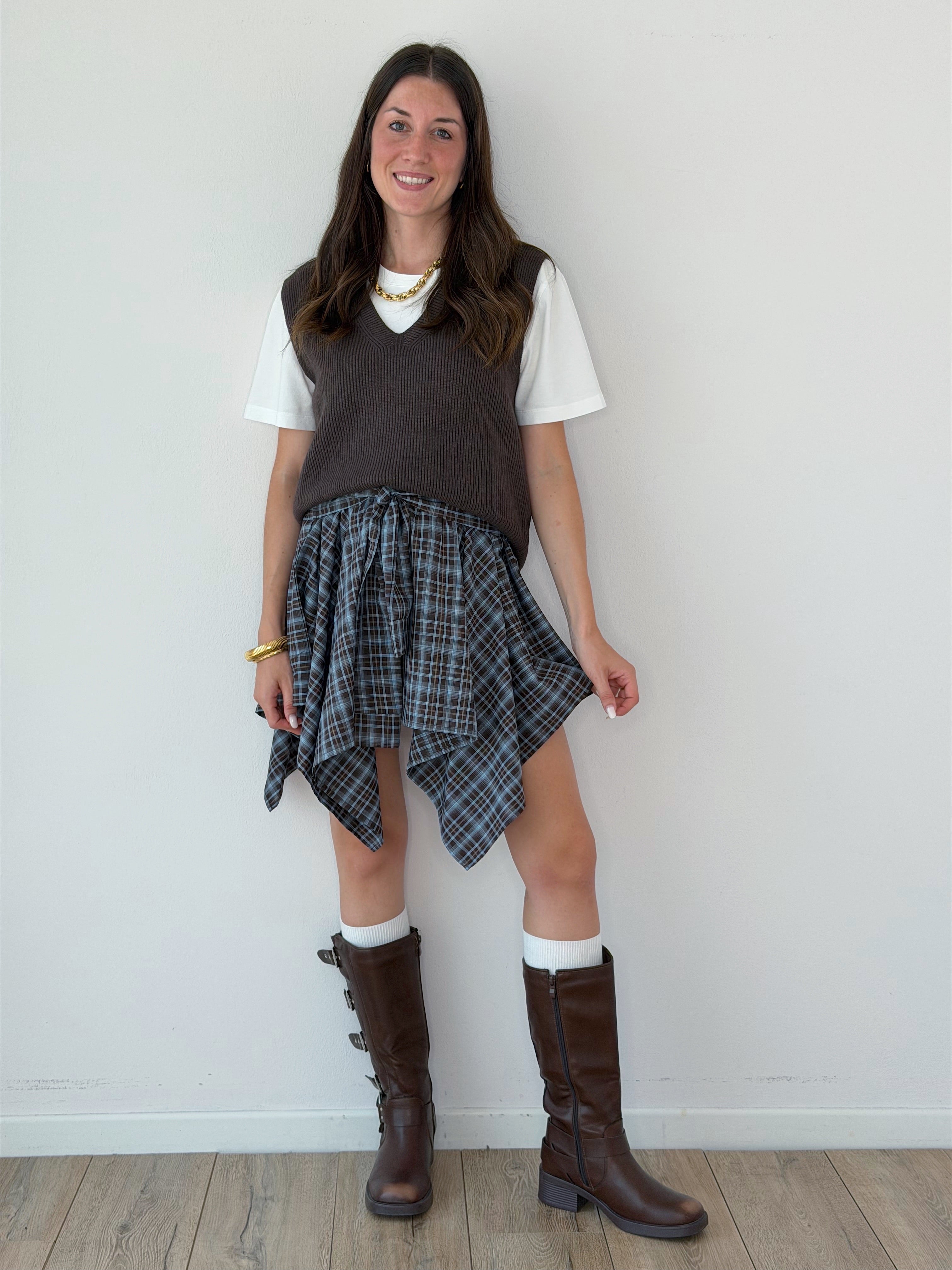 SMANICATO CON SCOLLO A V