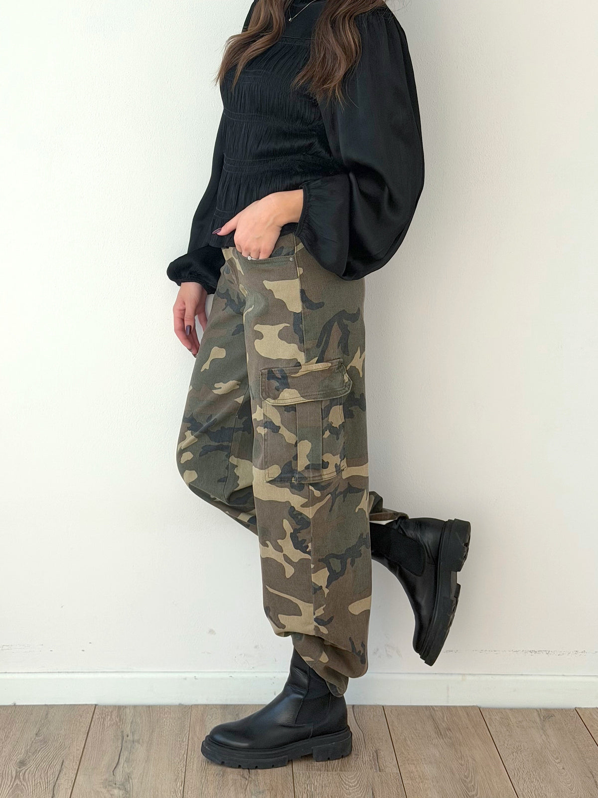 DENIM CARGO CAMOUFLAGE