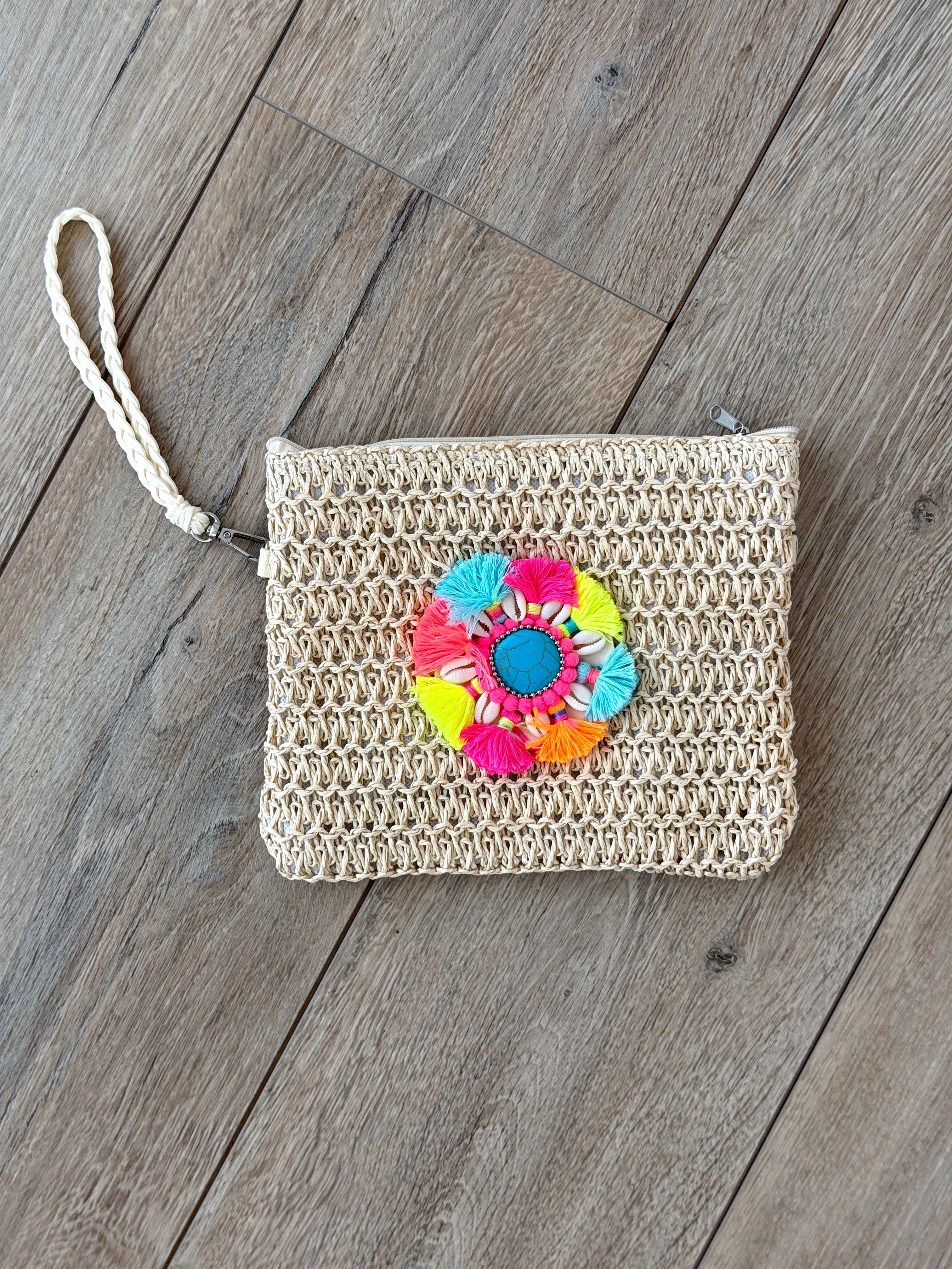 POCHETTE RAFIA & CONCHIGLIE