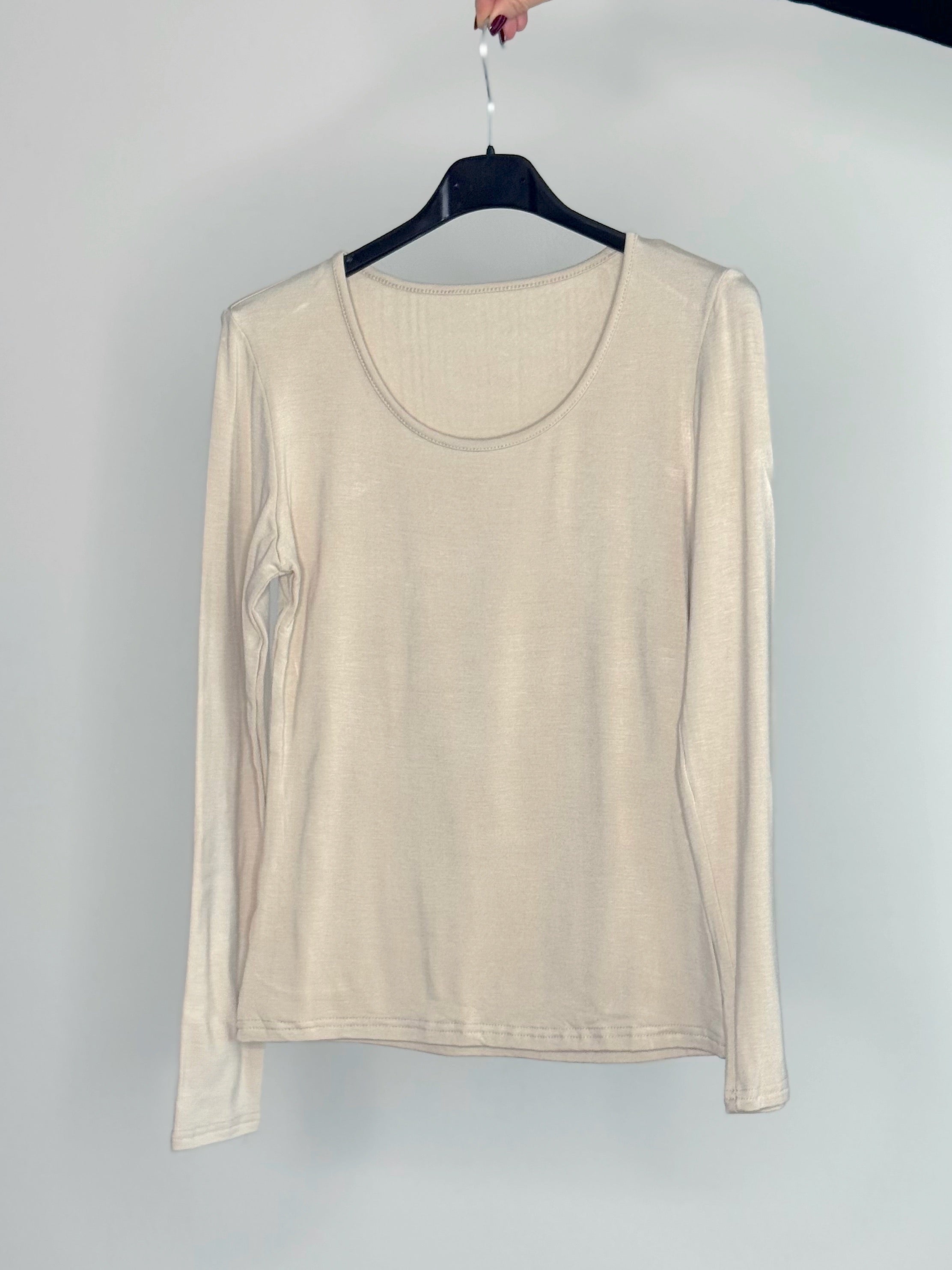 MAGLIONCINO GIROCOLLO FELPATO ALL’INTERNO