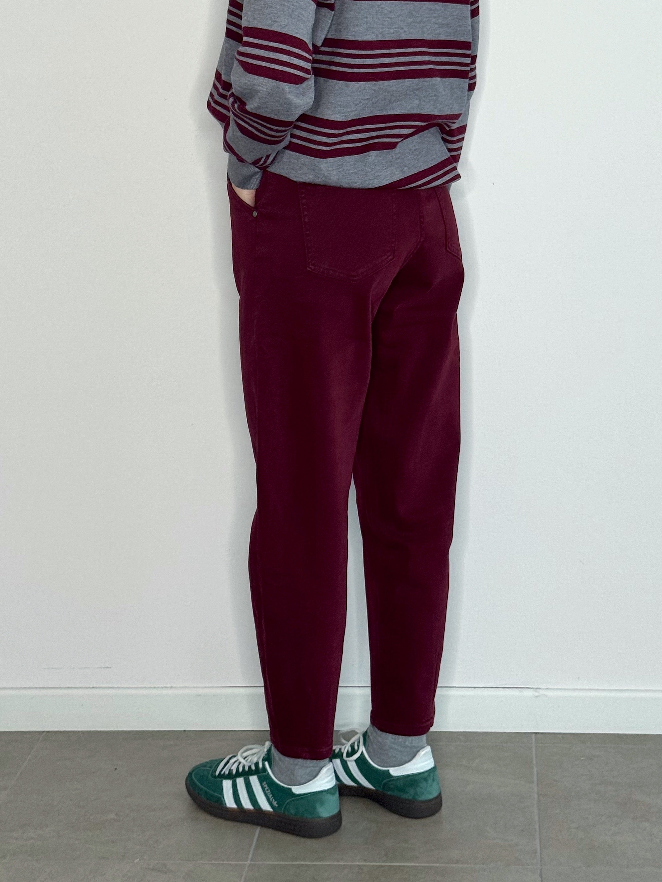 DENIM MOM (BORDEAUX & MARRONE)