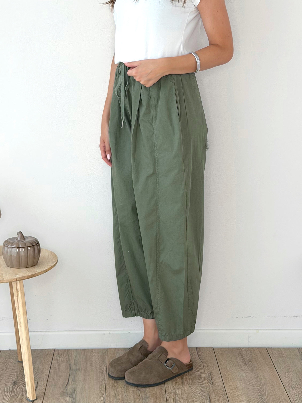 PANTALONE BALLOON VERDE MILITARE