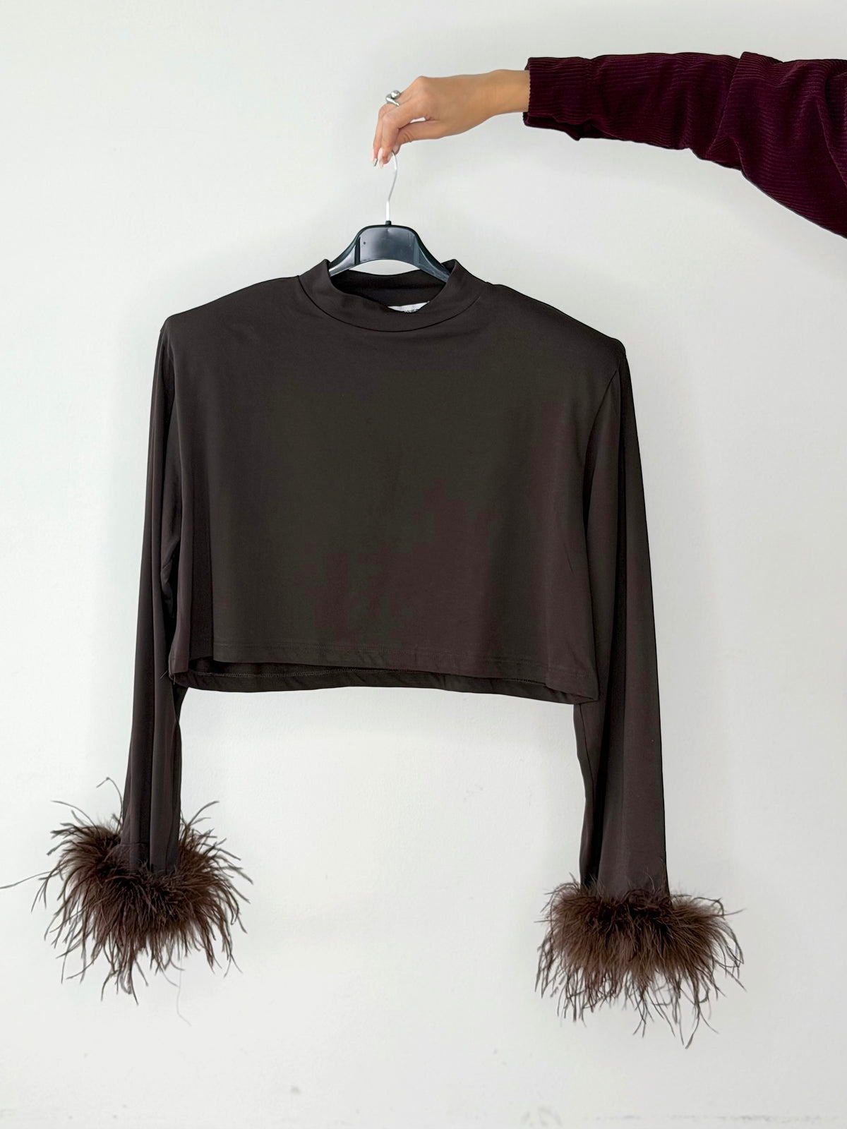 LONGSLEEVE con piume