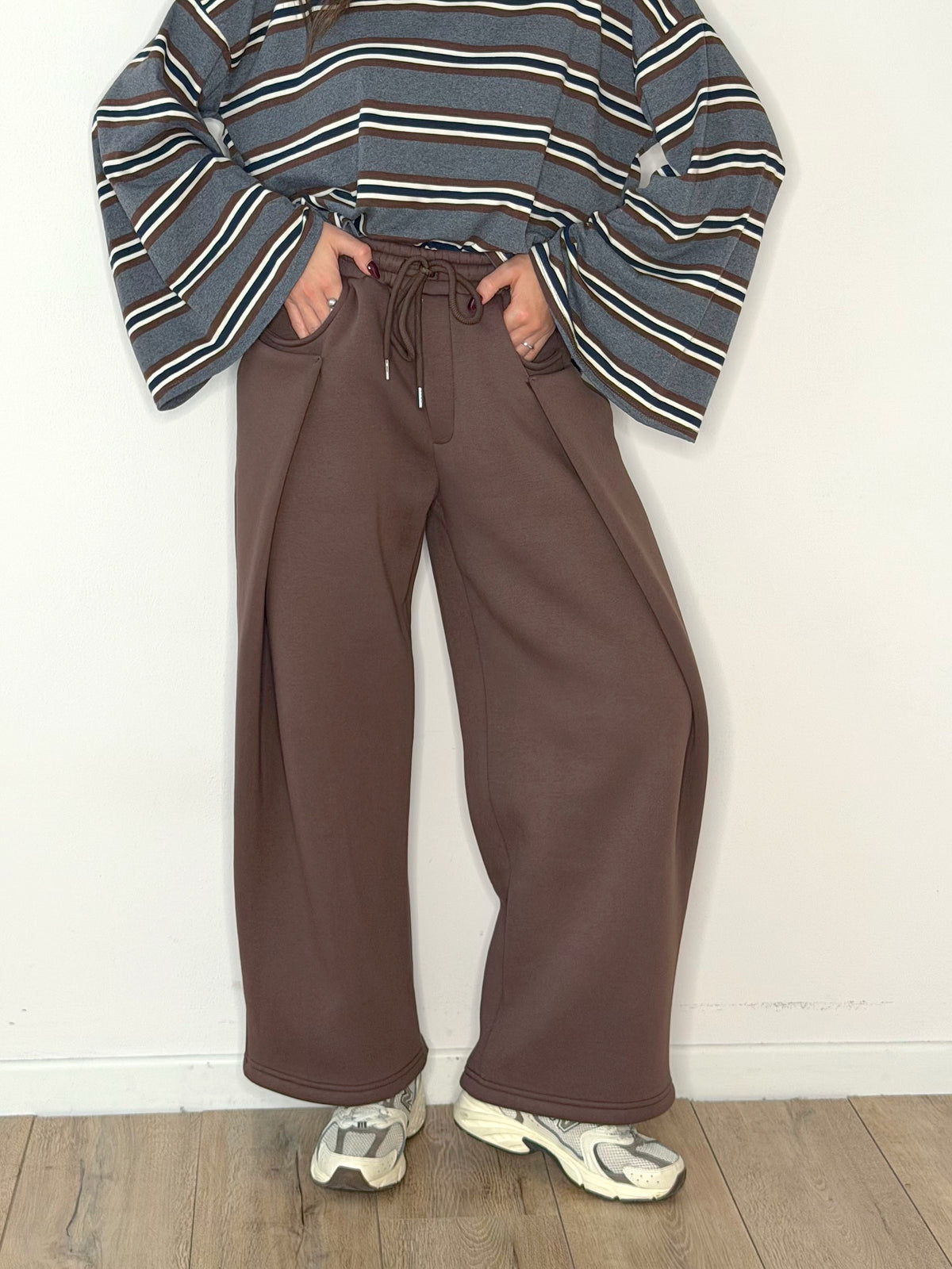 PANTALONE TUTA BALLOON FELPATO BY JUST WEST