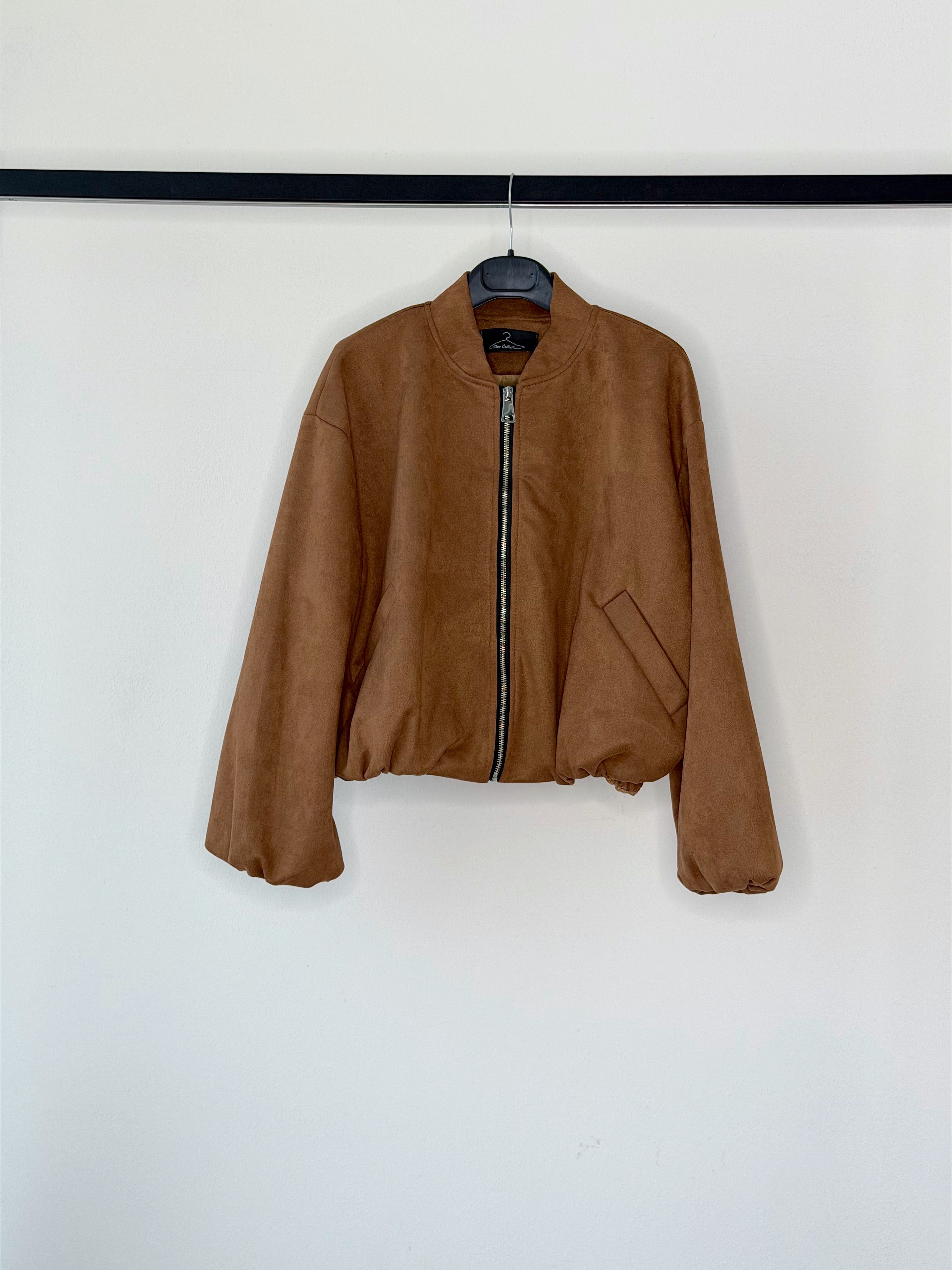 BOMBER ECO CAMOSCIO
