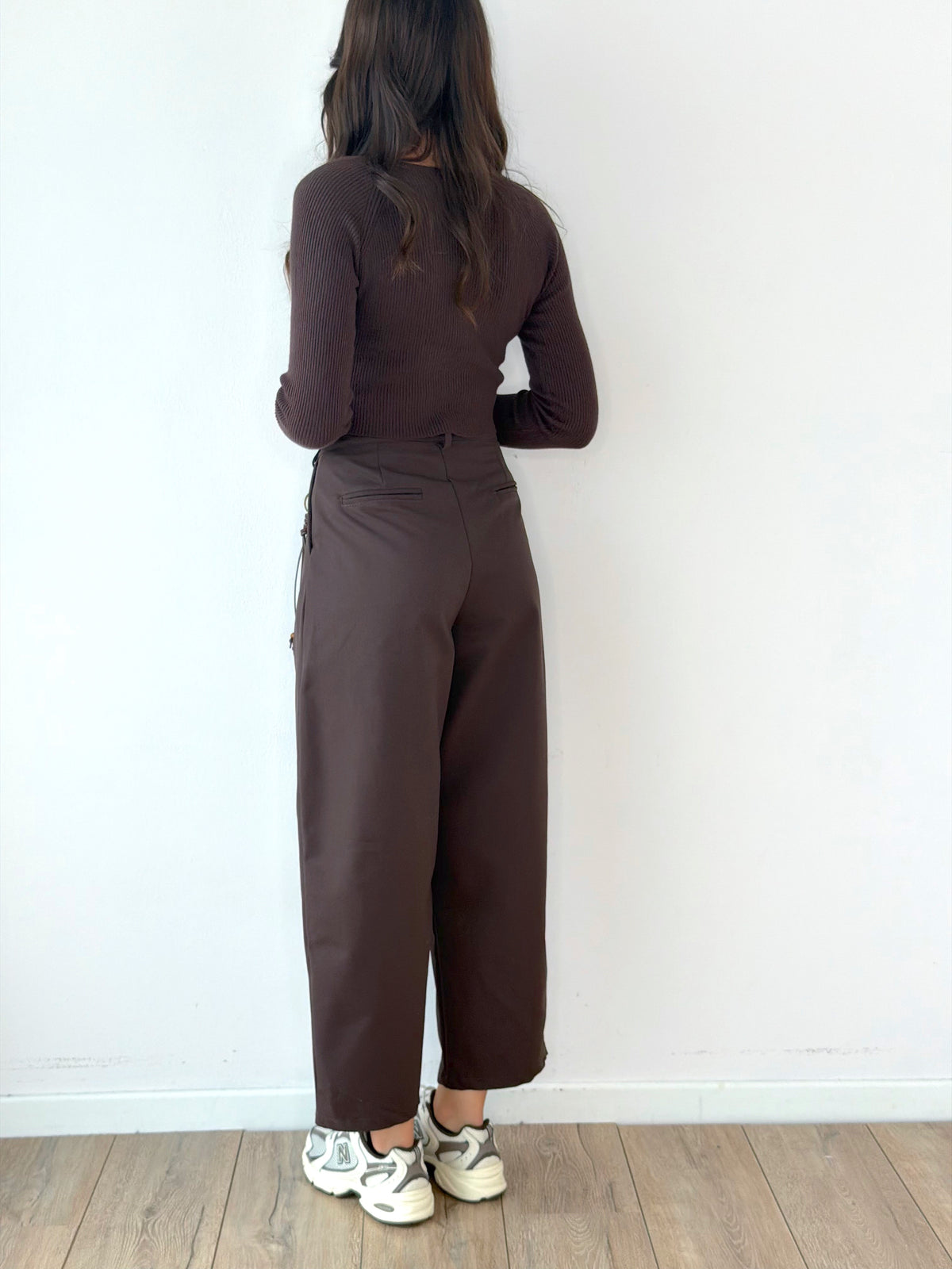 PANTALONE BALLOON CHOCHOLATE