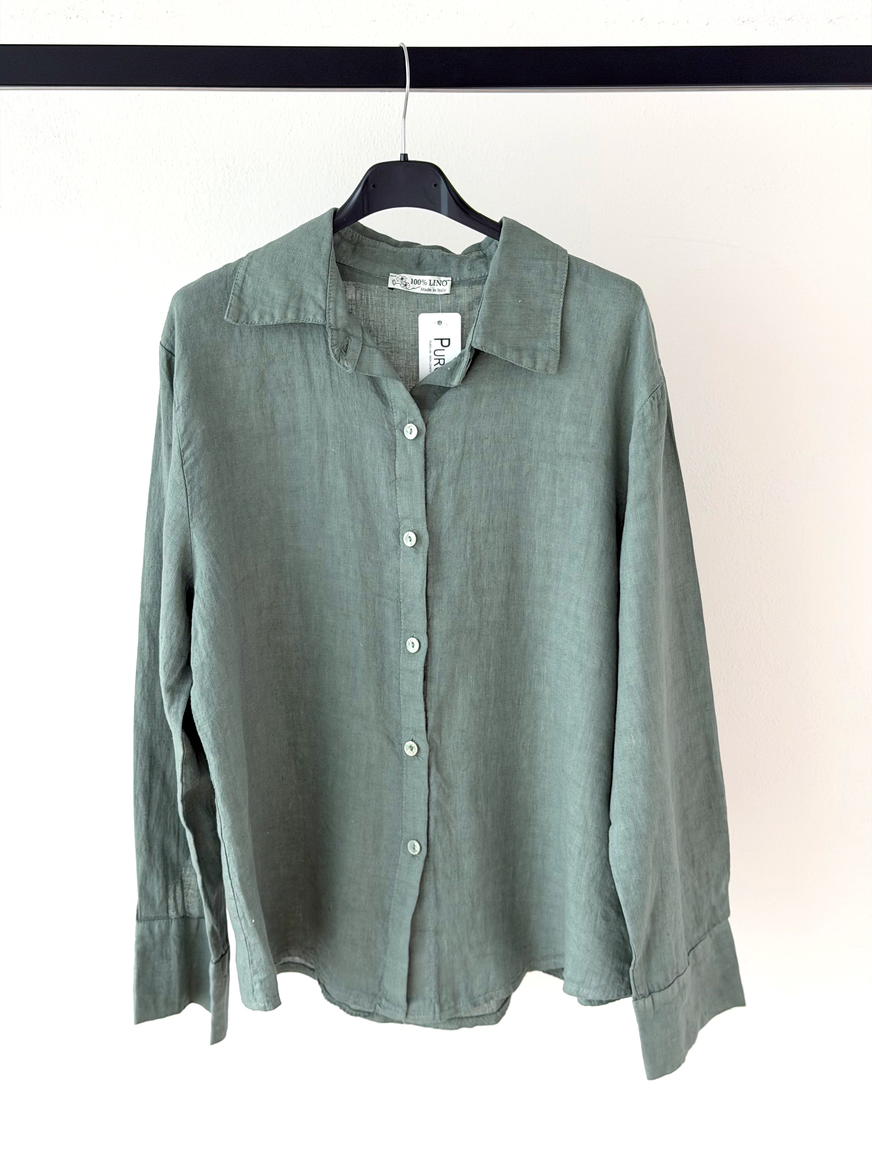 CAMICIA 100% LINO