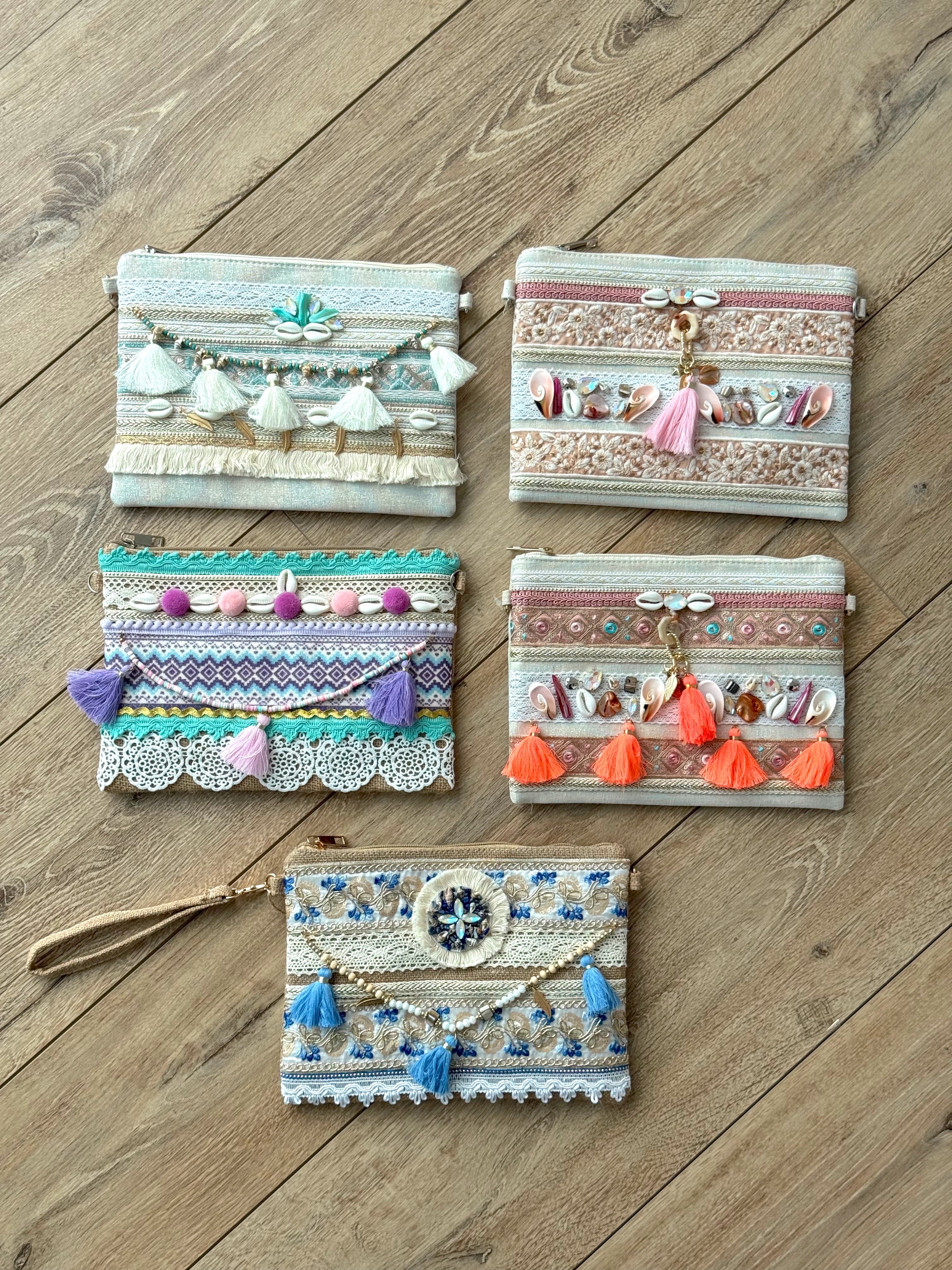 POCHETTE RAFIA & CONCHIGLIE