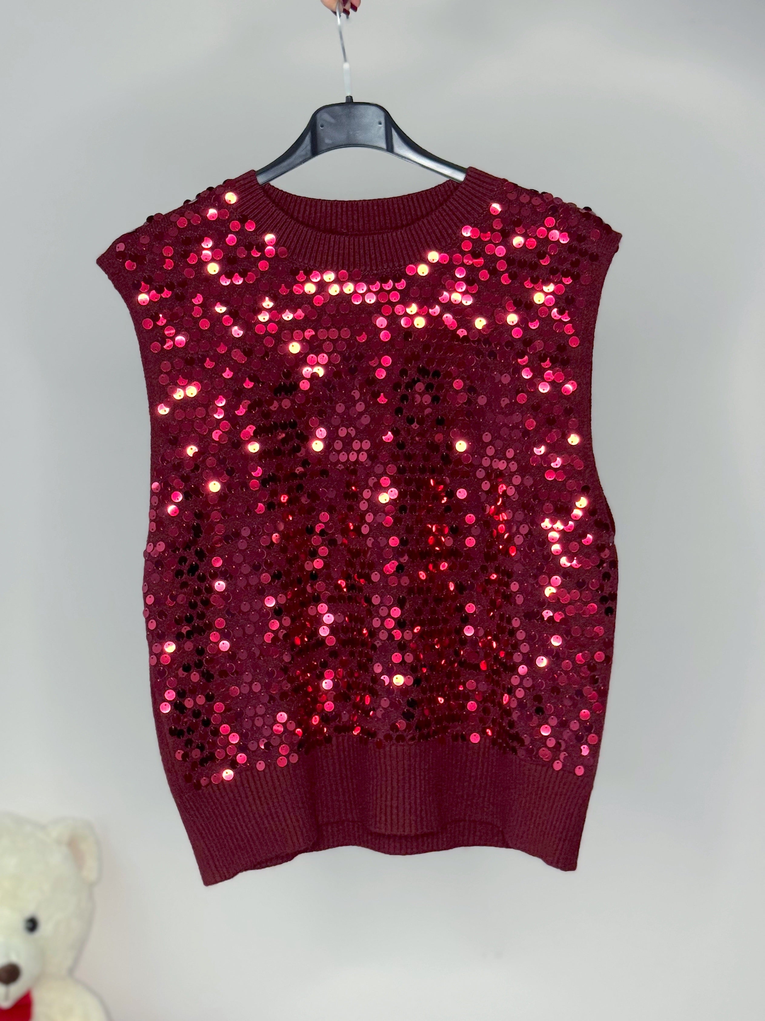 GILET CON PAILETTES