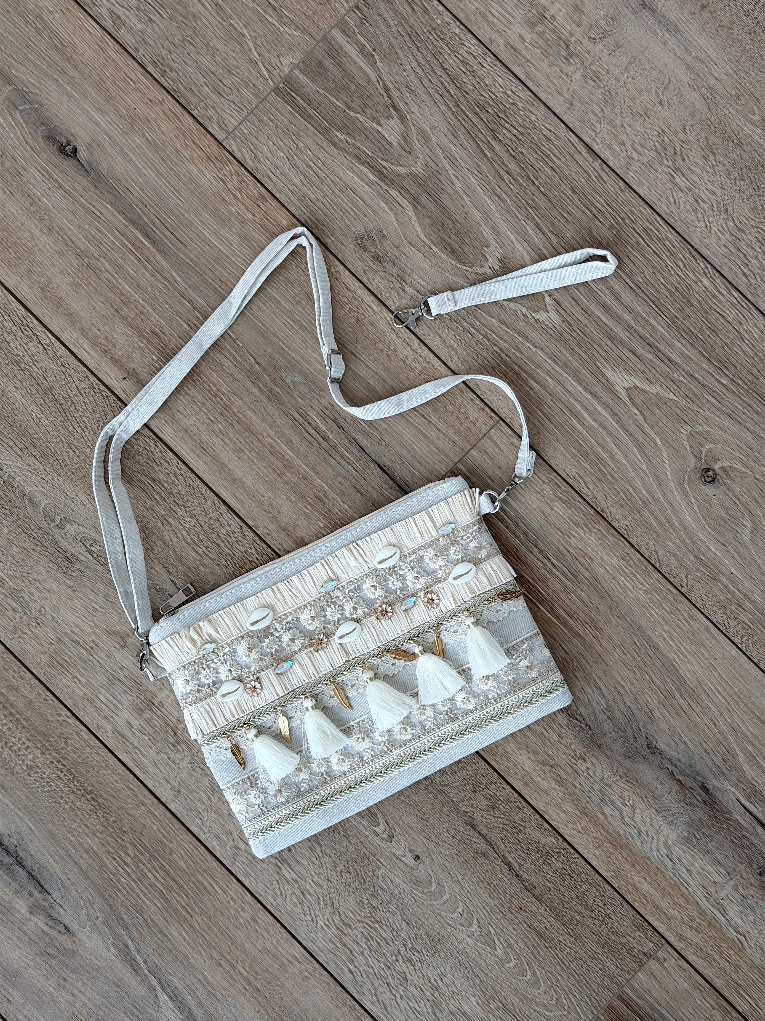 POCHETTE RAFIA & CONCHIGLIE