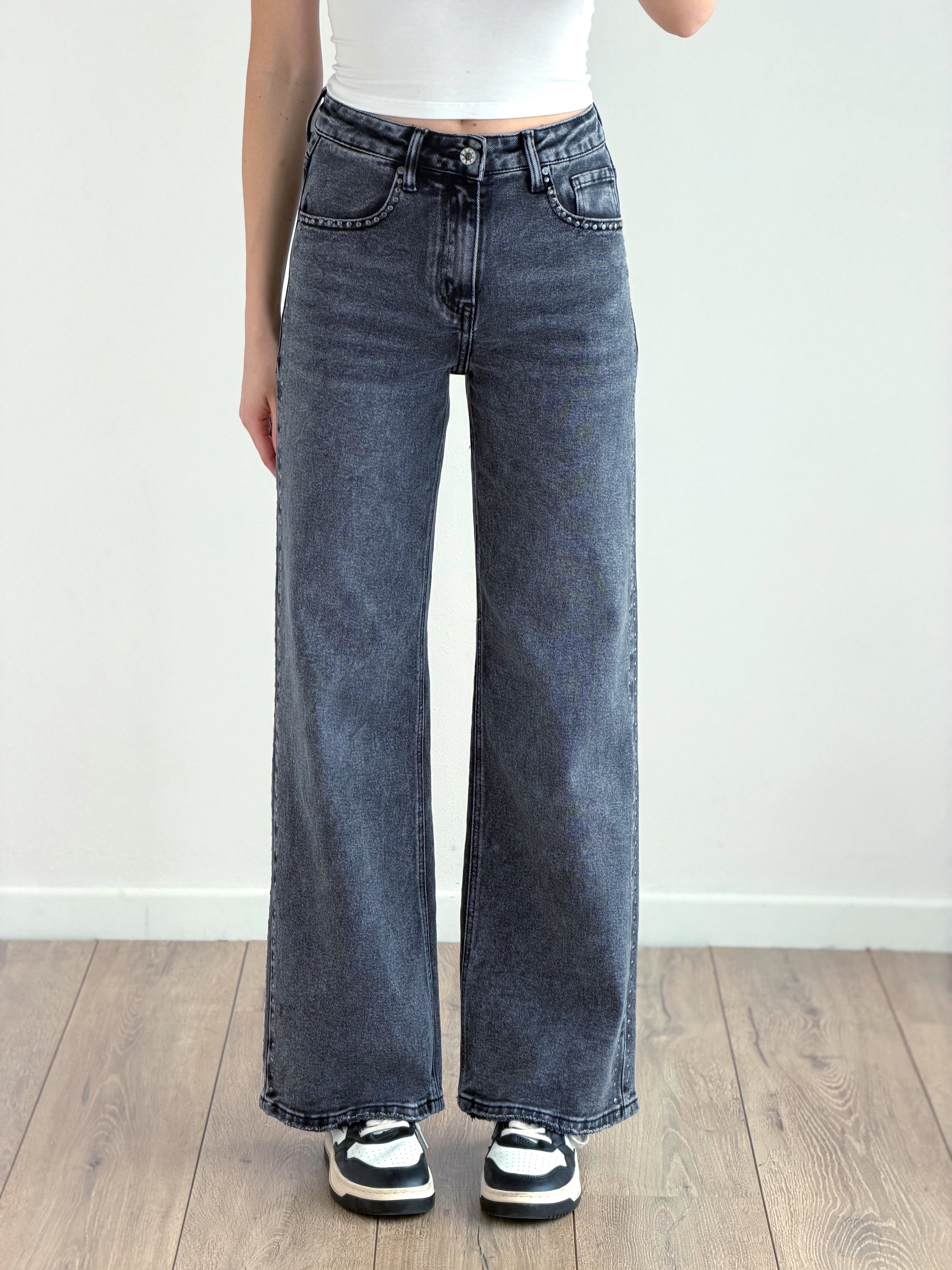 DENIM ROCKSTUD