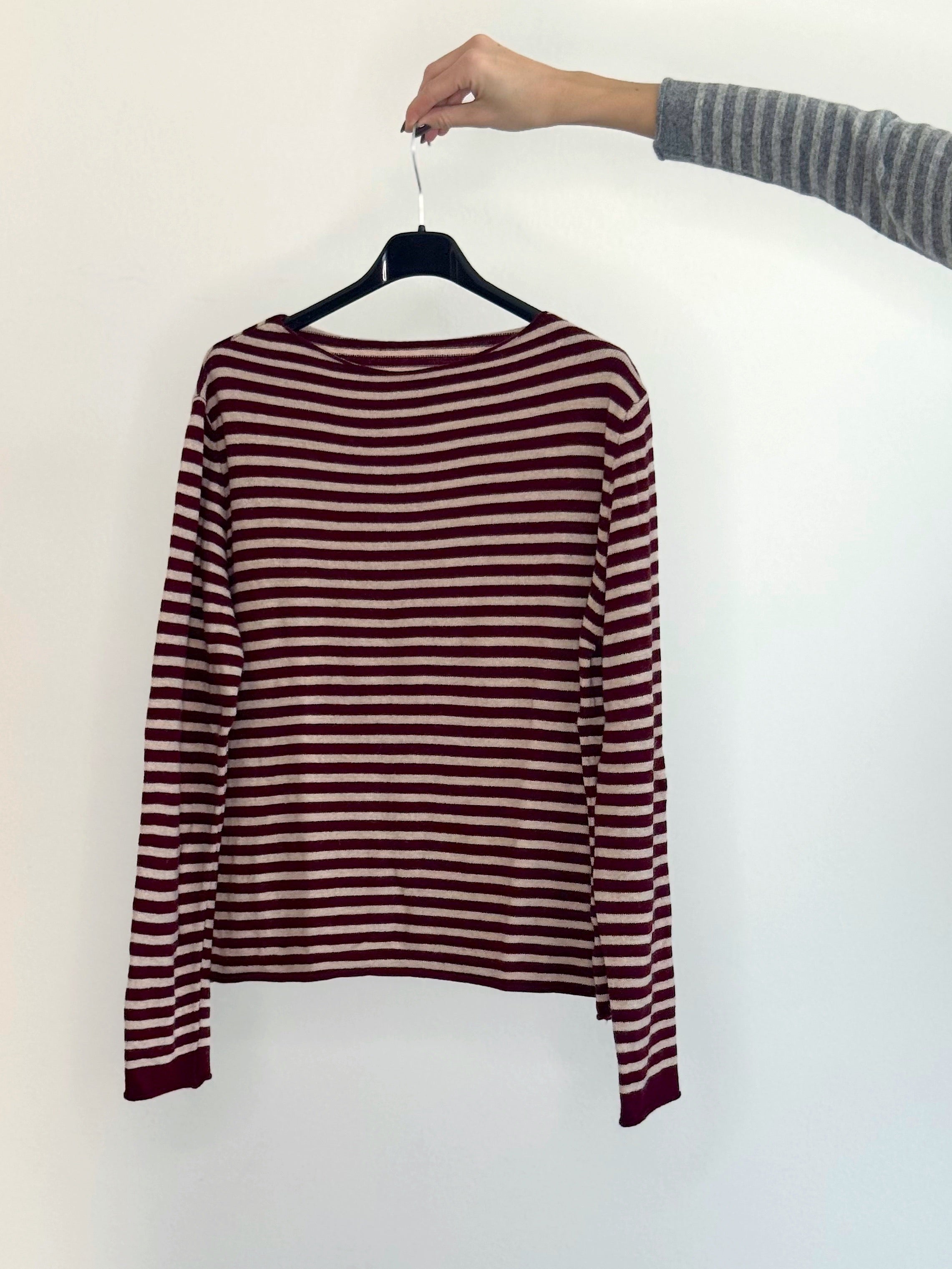 MAGLIONE RIGHE LANA & CASHMERE