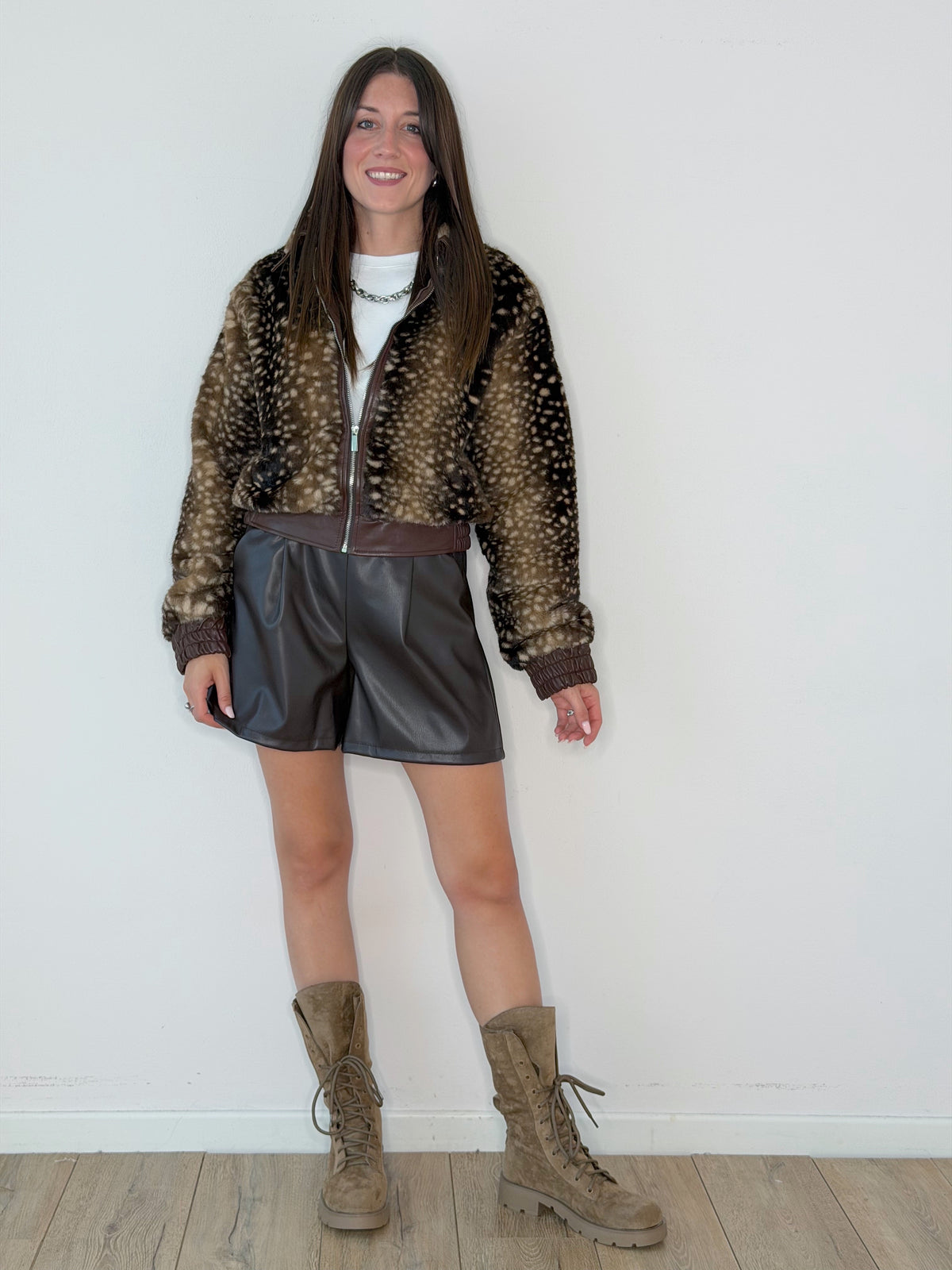 BOMBER IN ECOPELLICCIA BAMBI