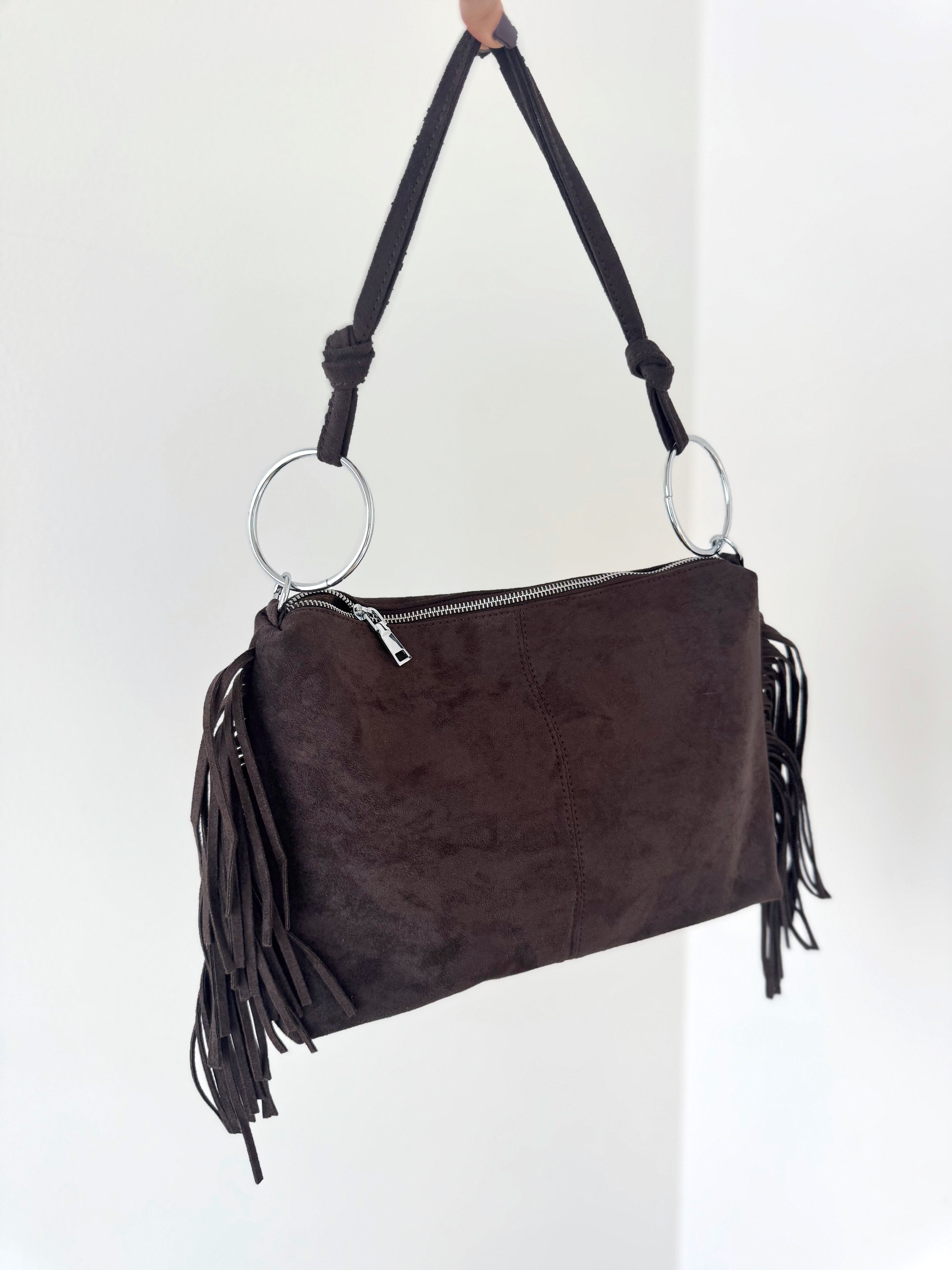 BORSA FRANGE ECO CAMOSCIO