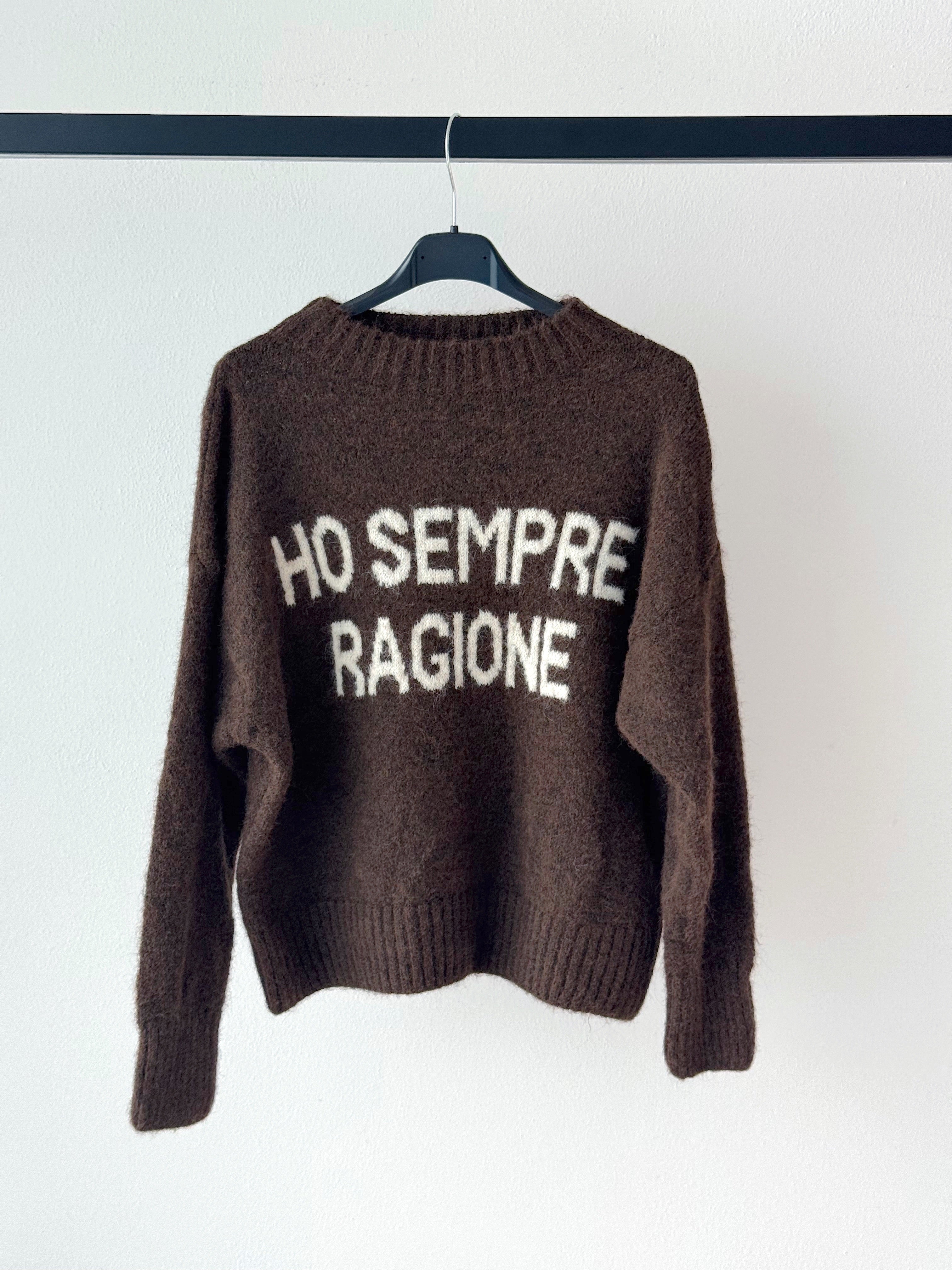 MAGLIONE “ HO SEMPRE RAGIONE “