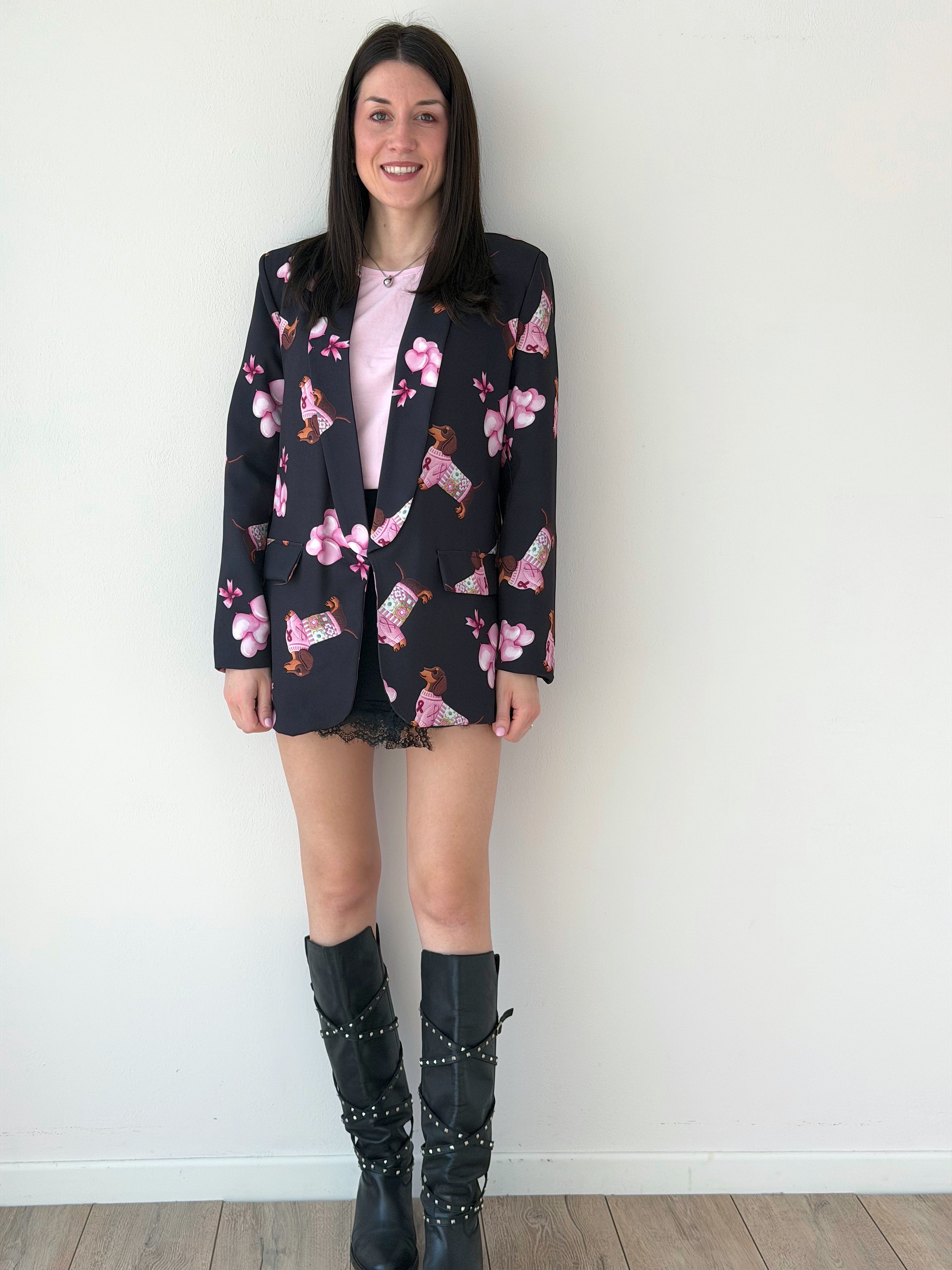 GIACCA BASSOTTO PINK