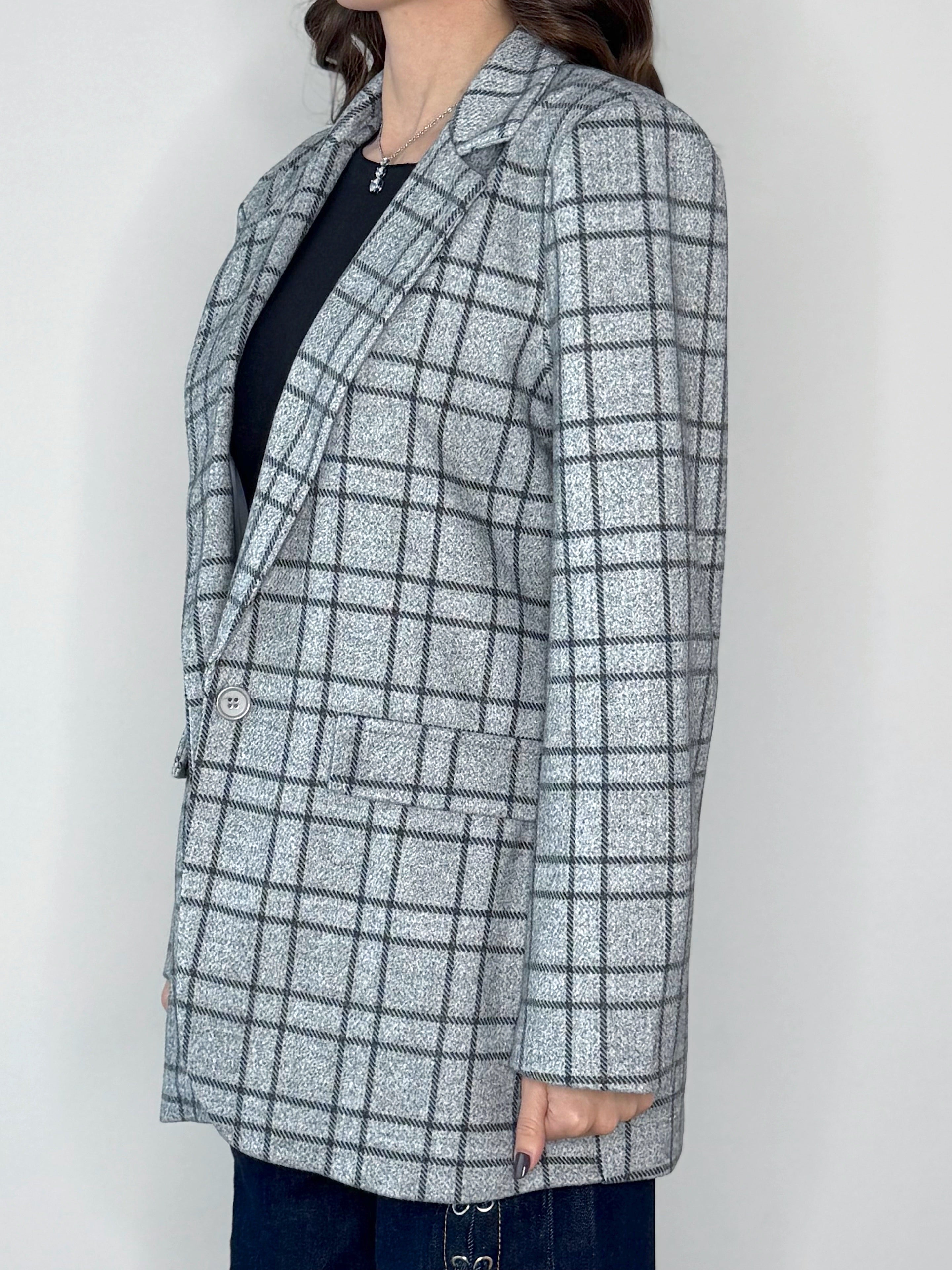 GIACCA QUADRI IN FLANELLA