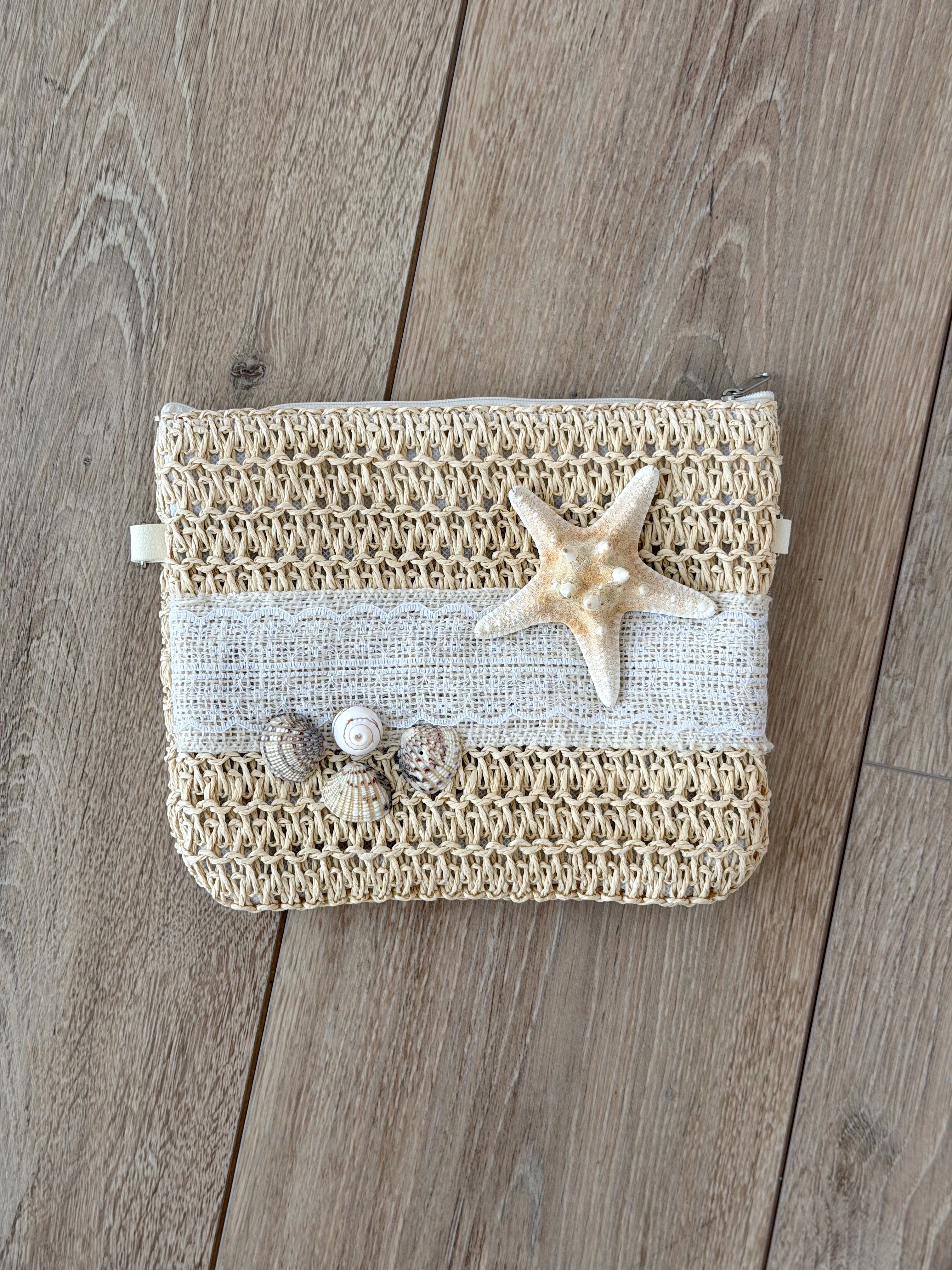 POCHETTE RAFIA & CONCHIGLIE