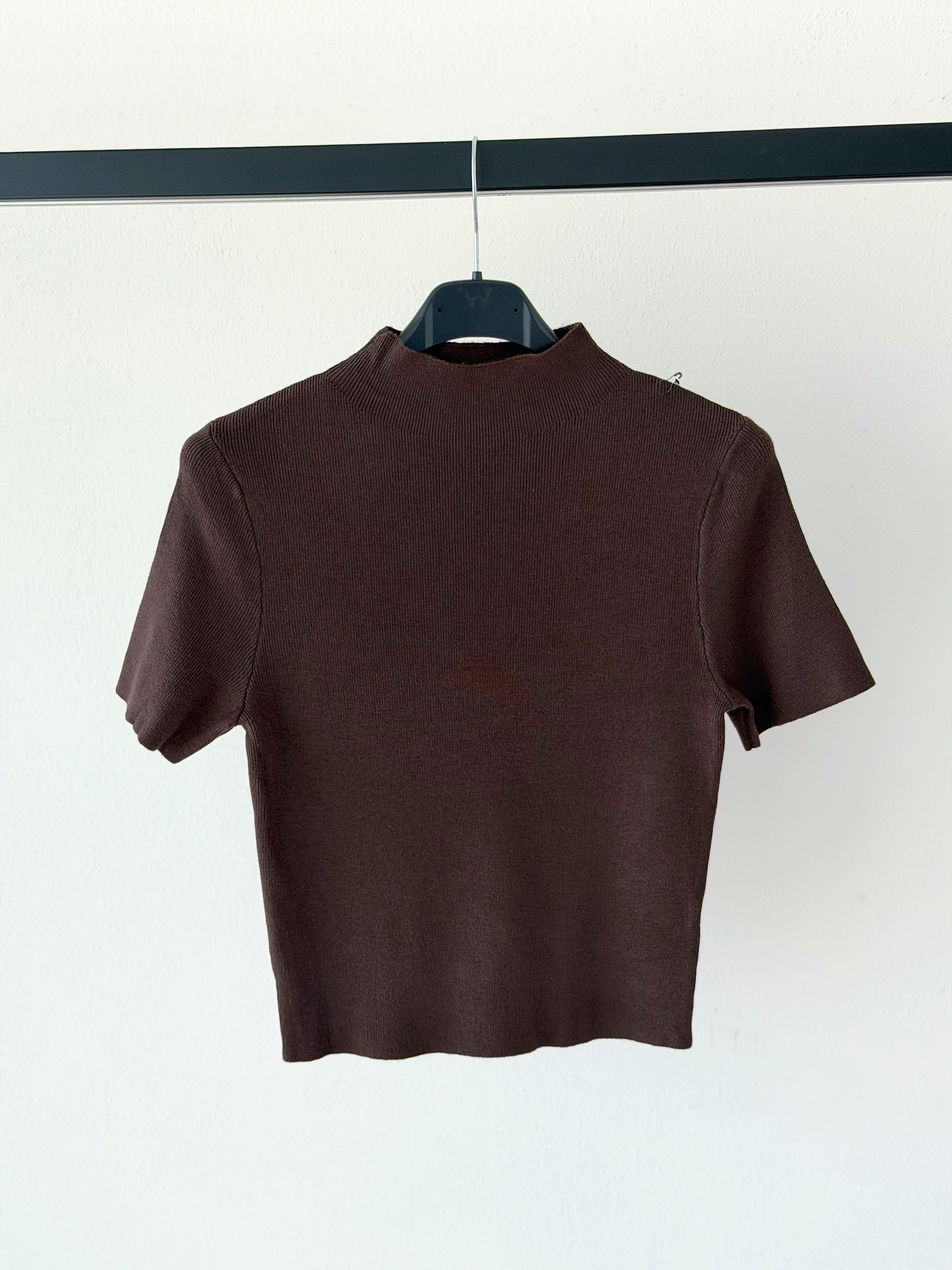 T-SHIRT LUPETTO A COSTINE