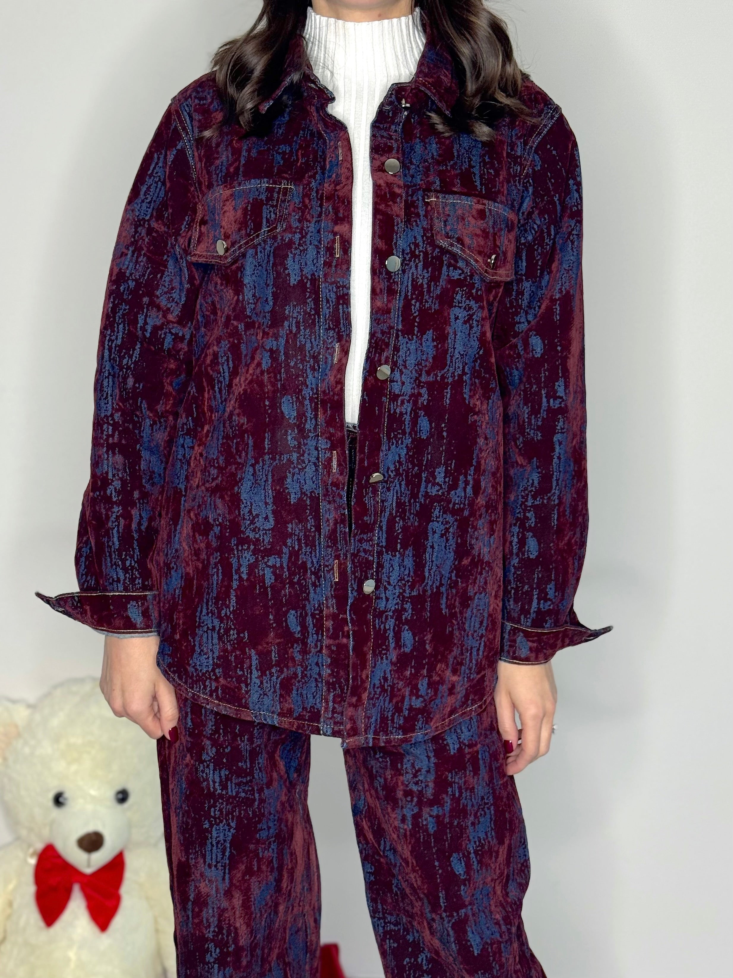 COORDINATO MARZIA ( ECO CAMOSCIO & VELLUTO )