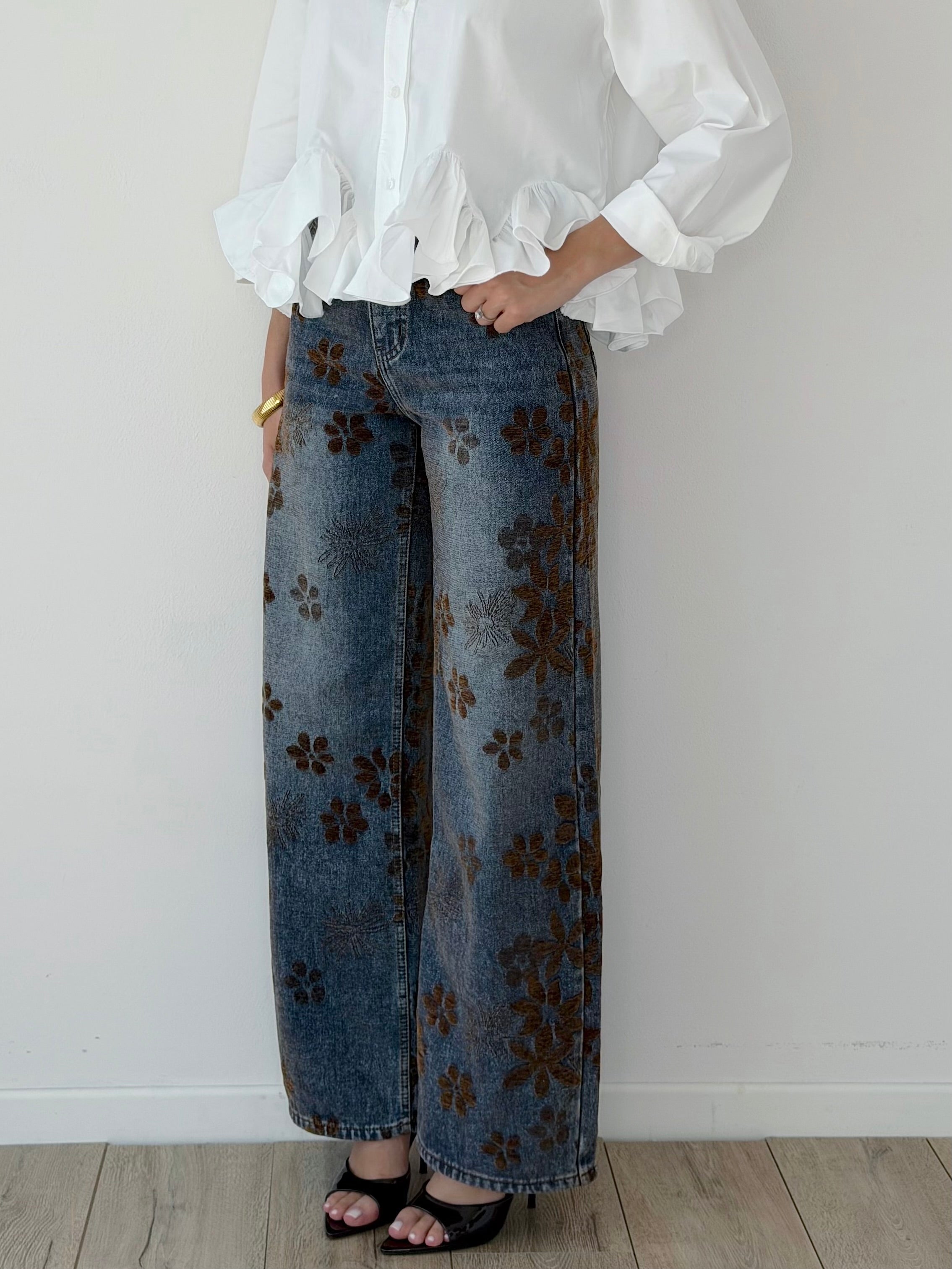 DENIM FLORA