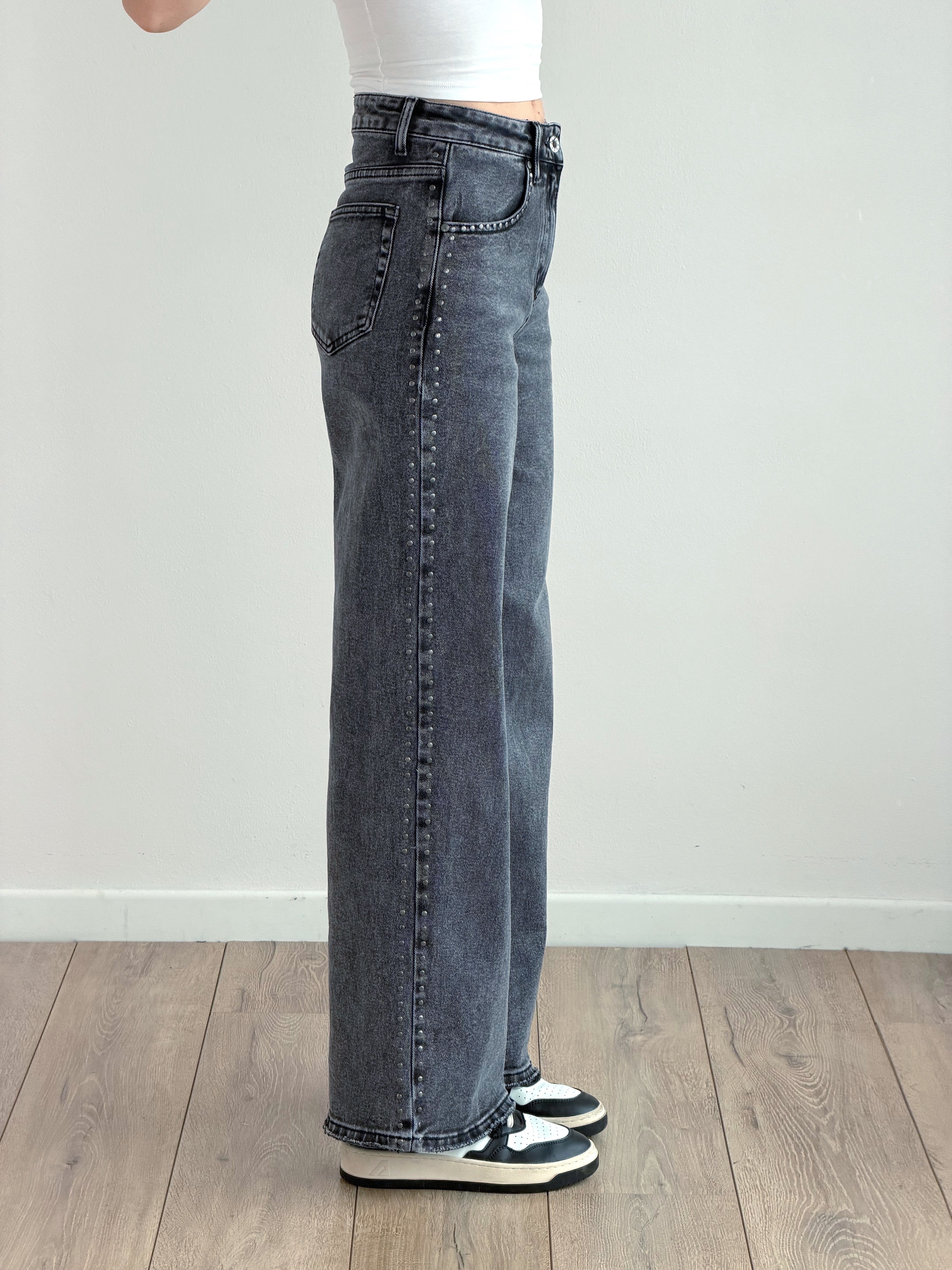 DENIM ROCKSTUD