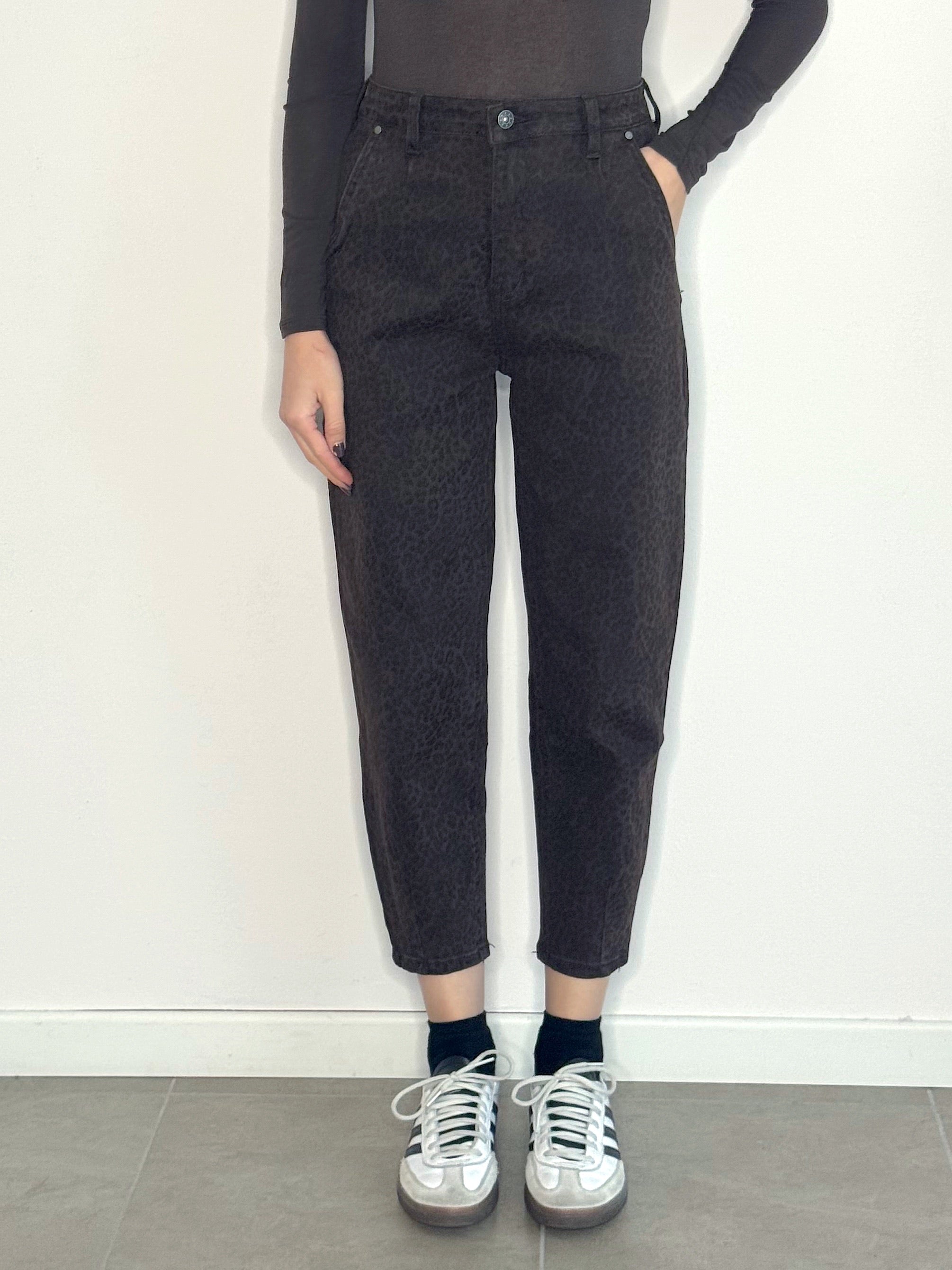 DENIM CHOCOLATE ANIMALIER MOM