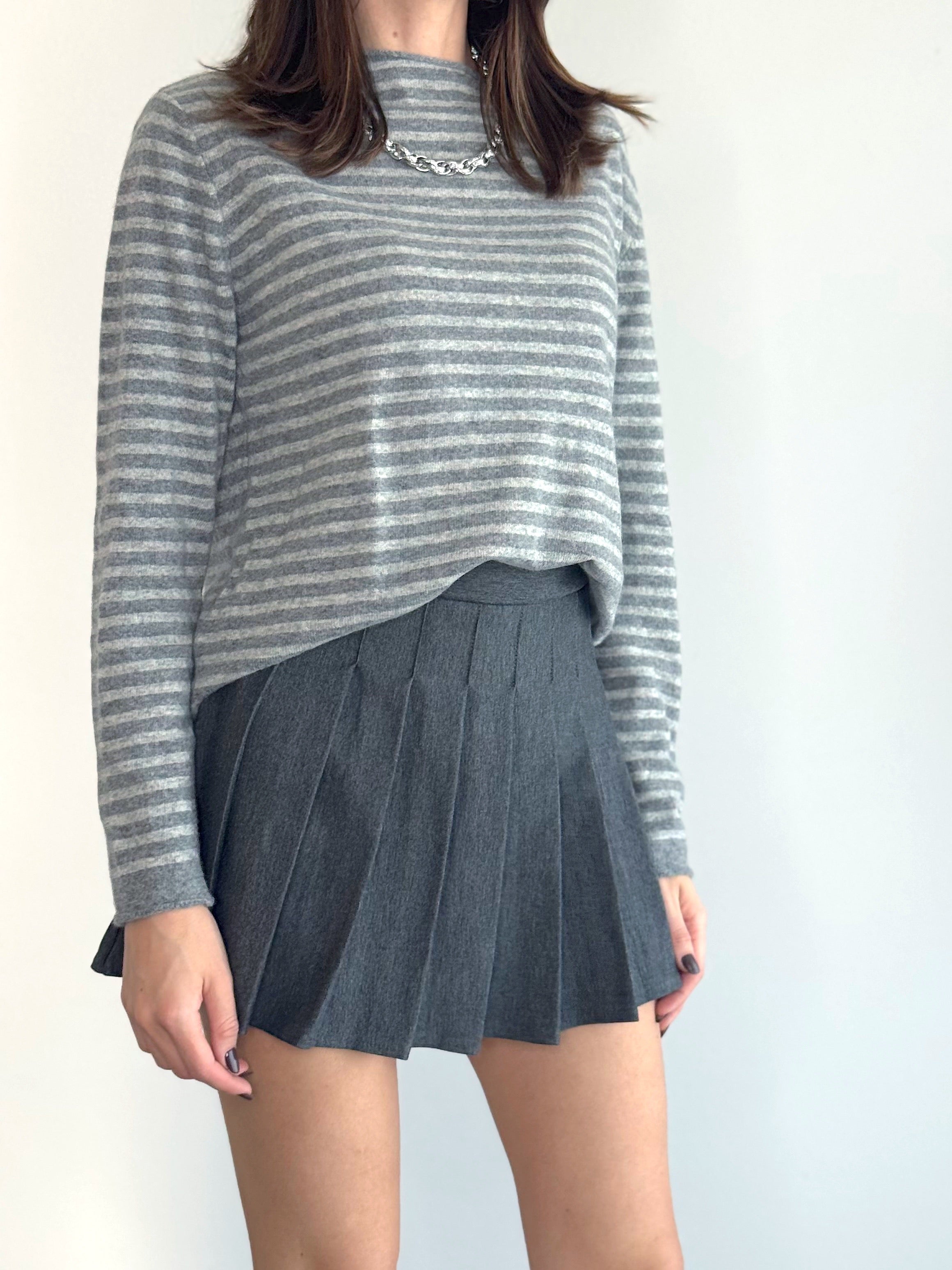 GONNA PANTALONCINO PIEGHE