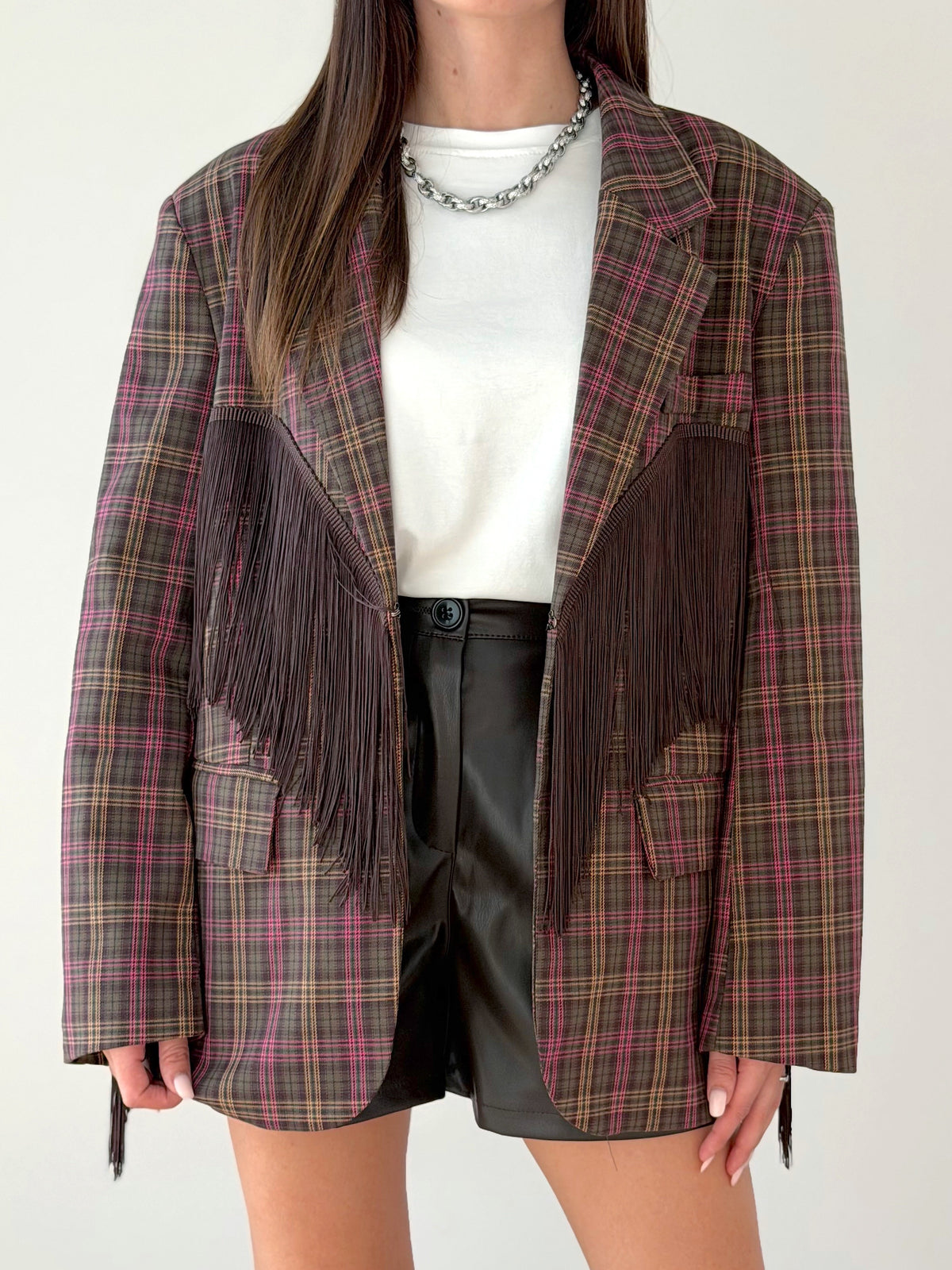 GIACCA CON FRANGE By Lumina