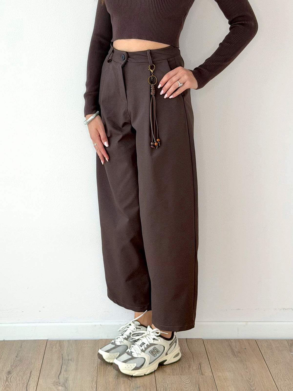 PANTALONE BALLOON CHOCHOLATE