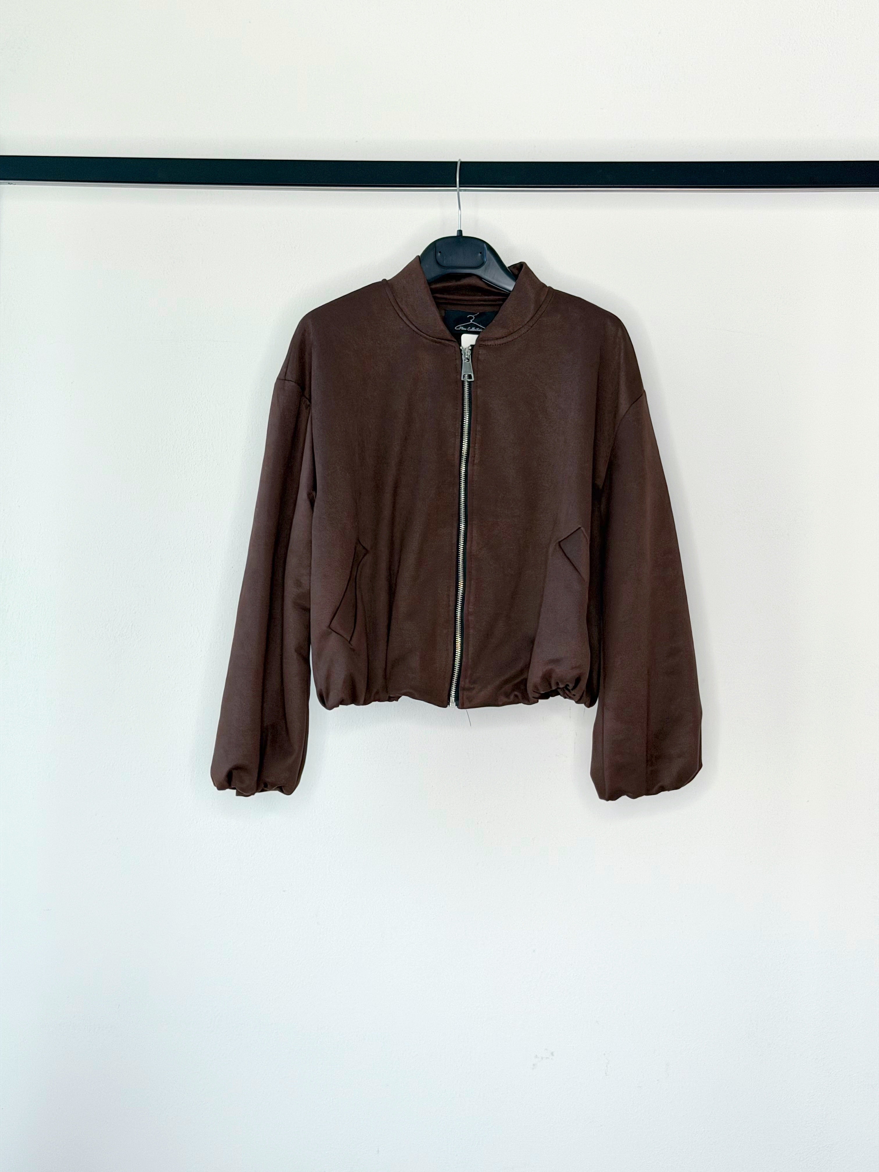 BOMBER ECO CAMOSCIO