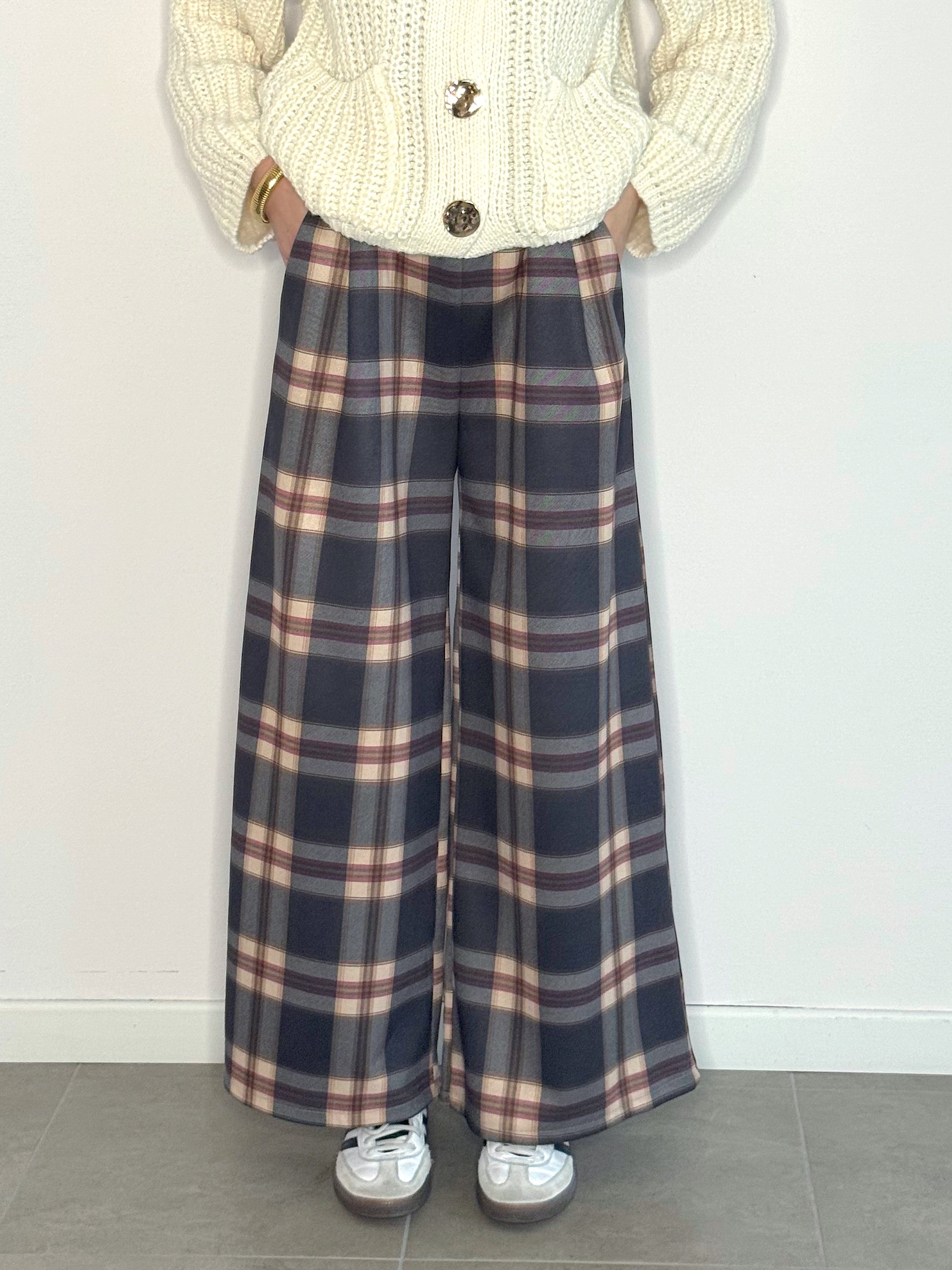 PANTALONE SCOZIA IN ECO CAMOSCIO