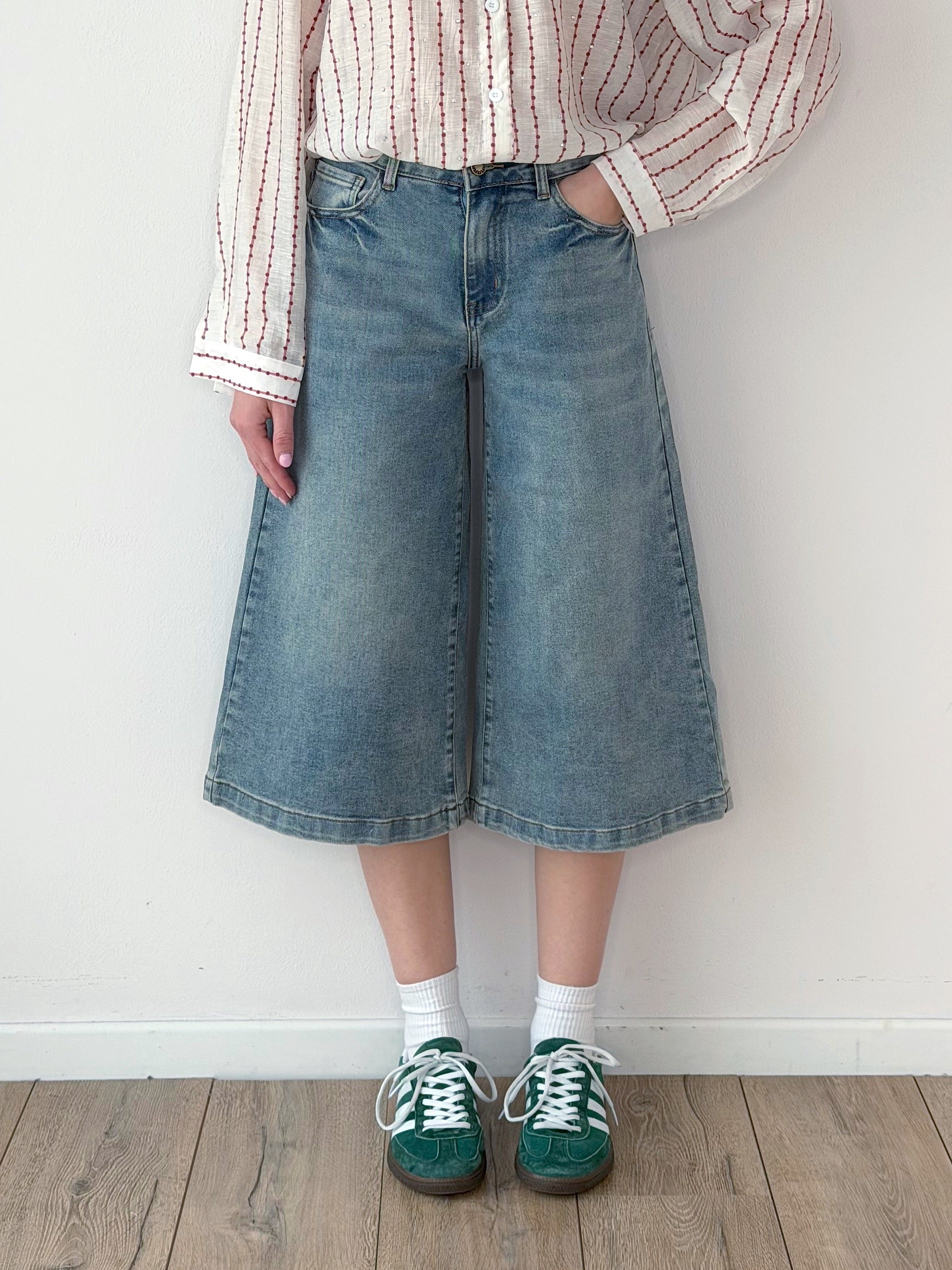 BERMUDA IN DENIM