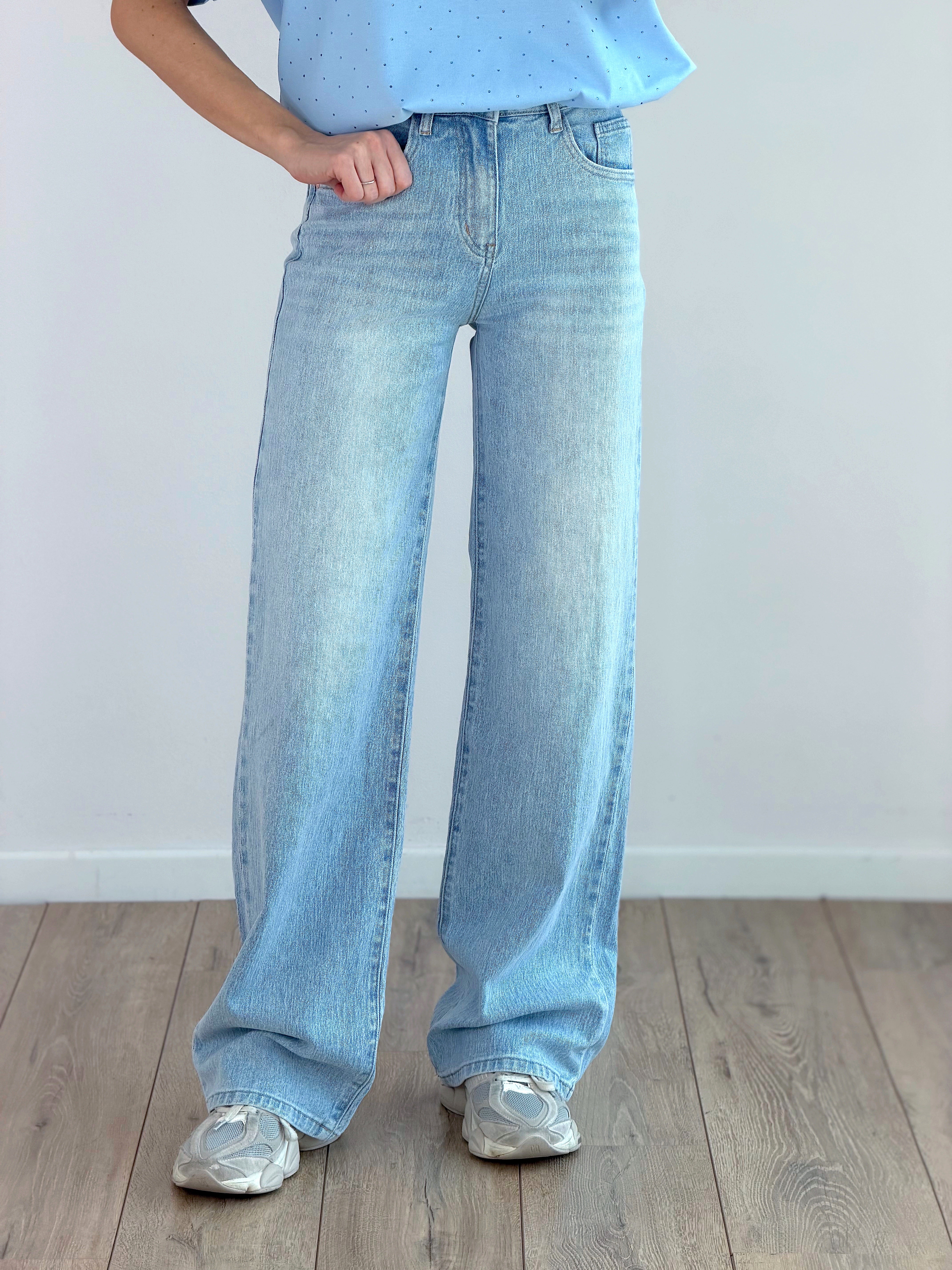 DENIM LONG WIDE LEG