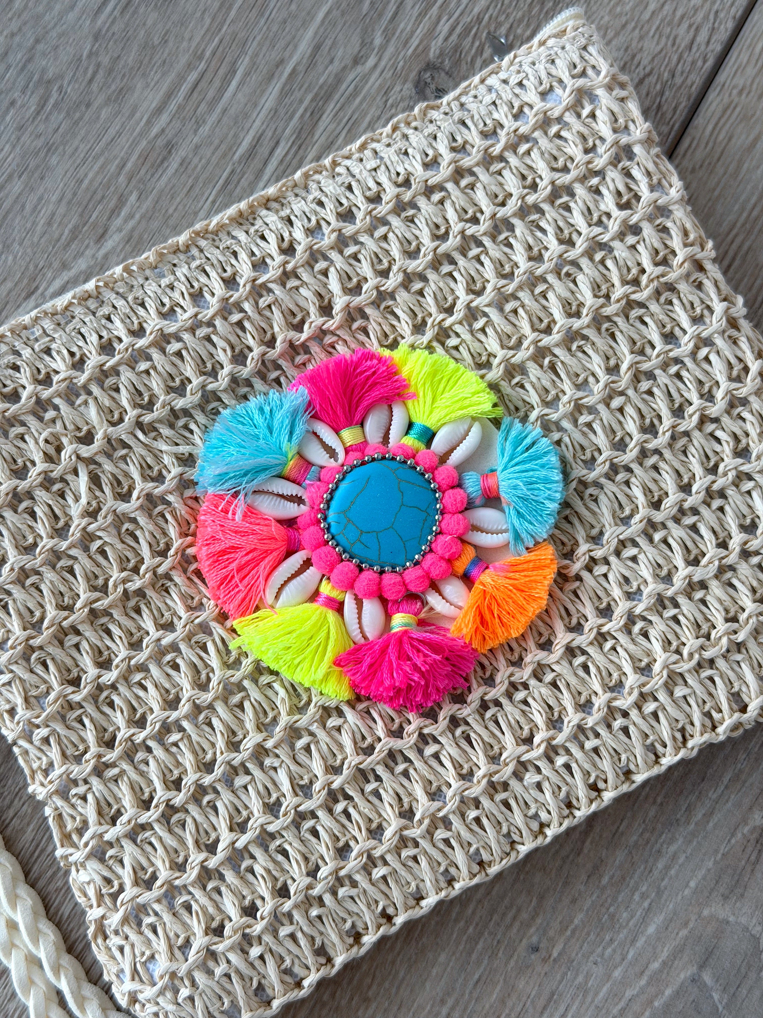 POCHETTE RAFIA & CONCHIGLIE