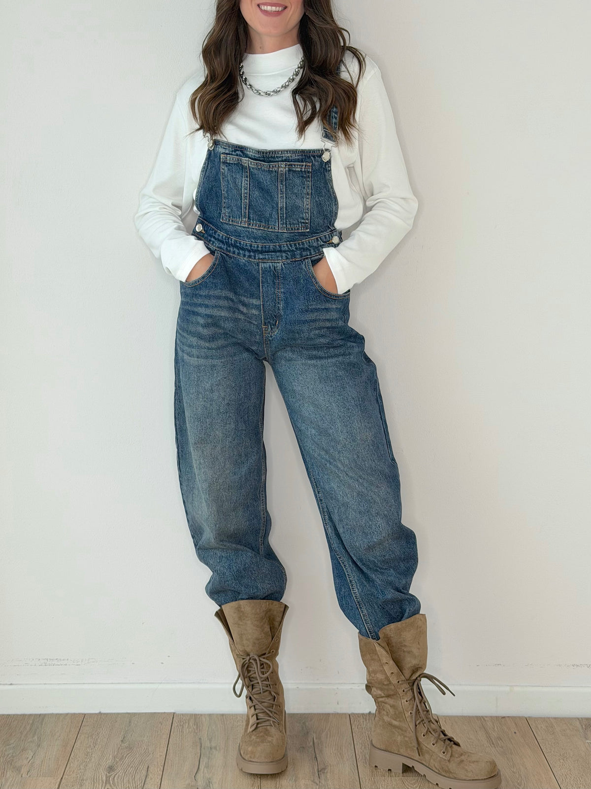 SALOPETTE BALLOON IN DENIM