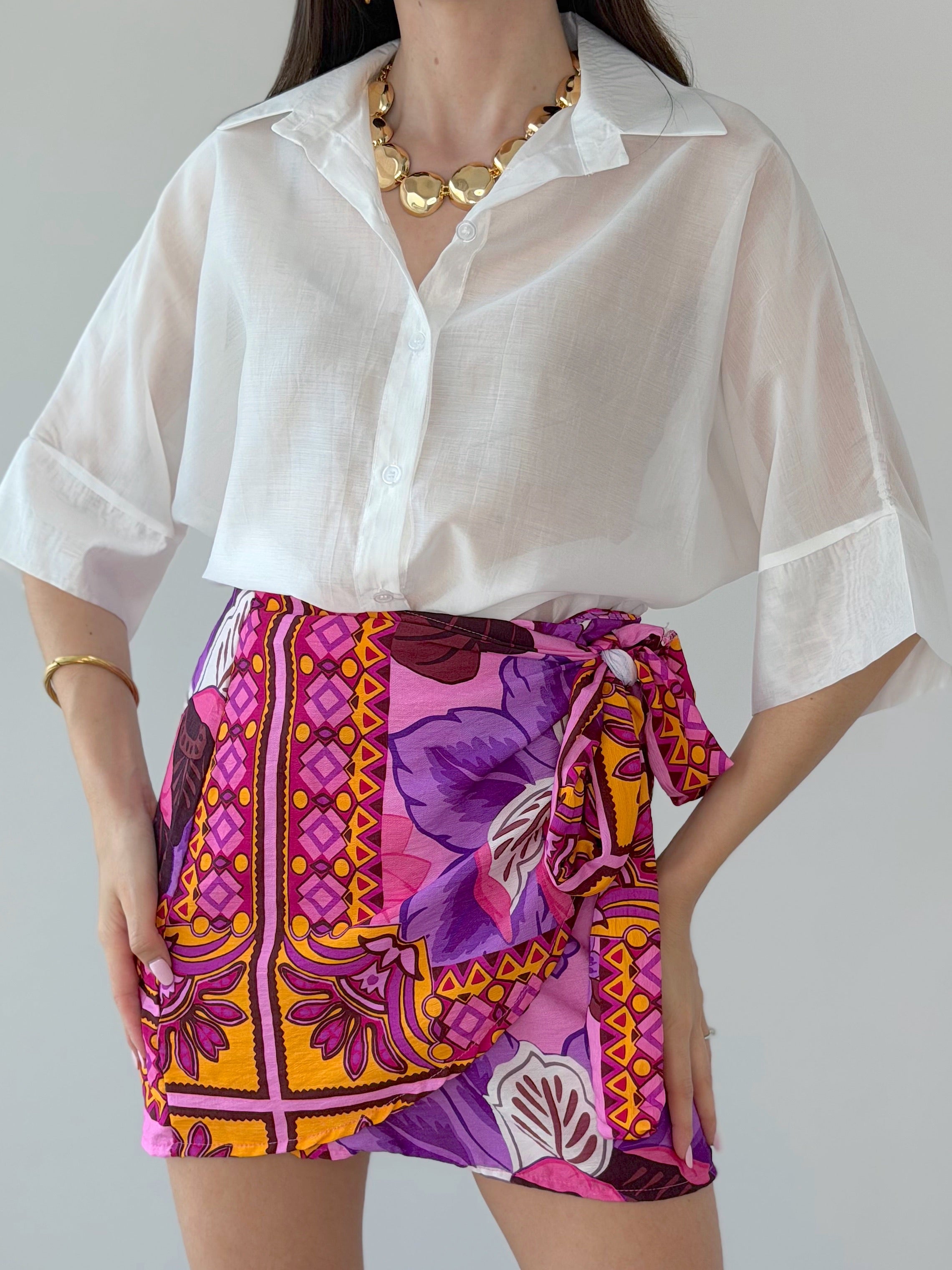 CAMICIA VELATA