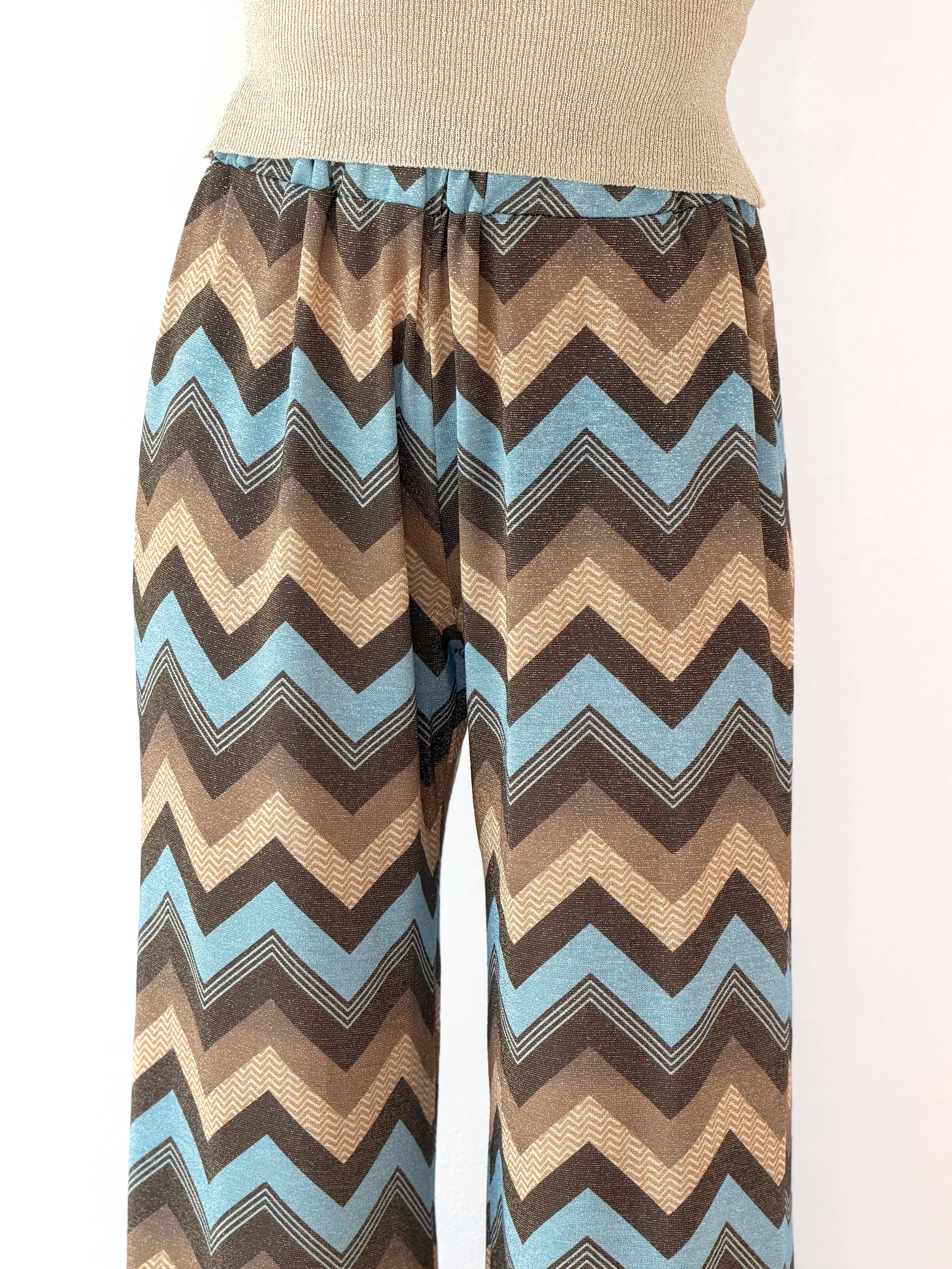 PANTALONE ZIG ZAG LUREX