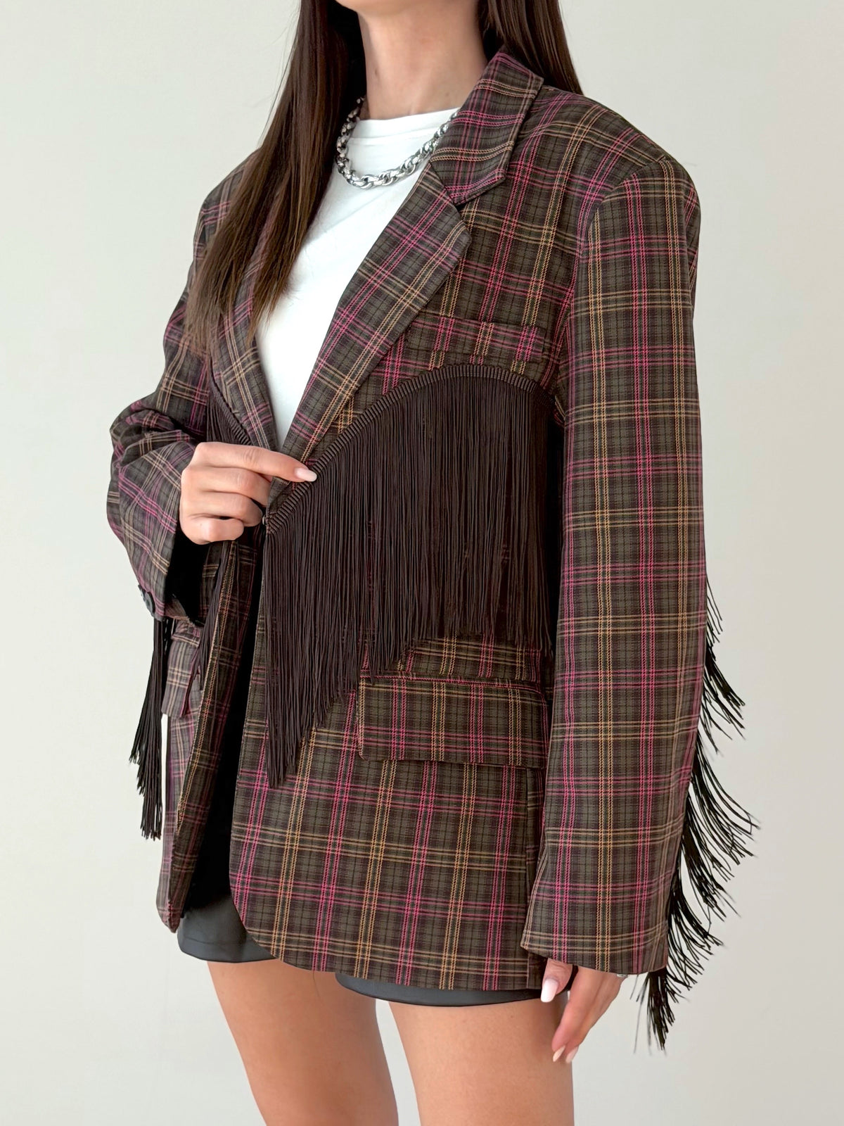 GIACCA CON FRANGE By Lumina