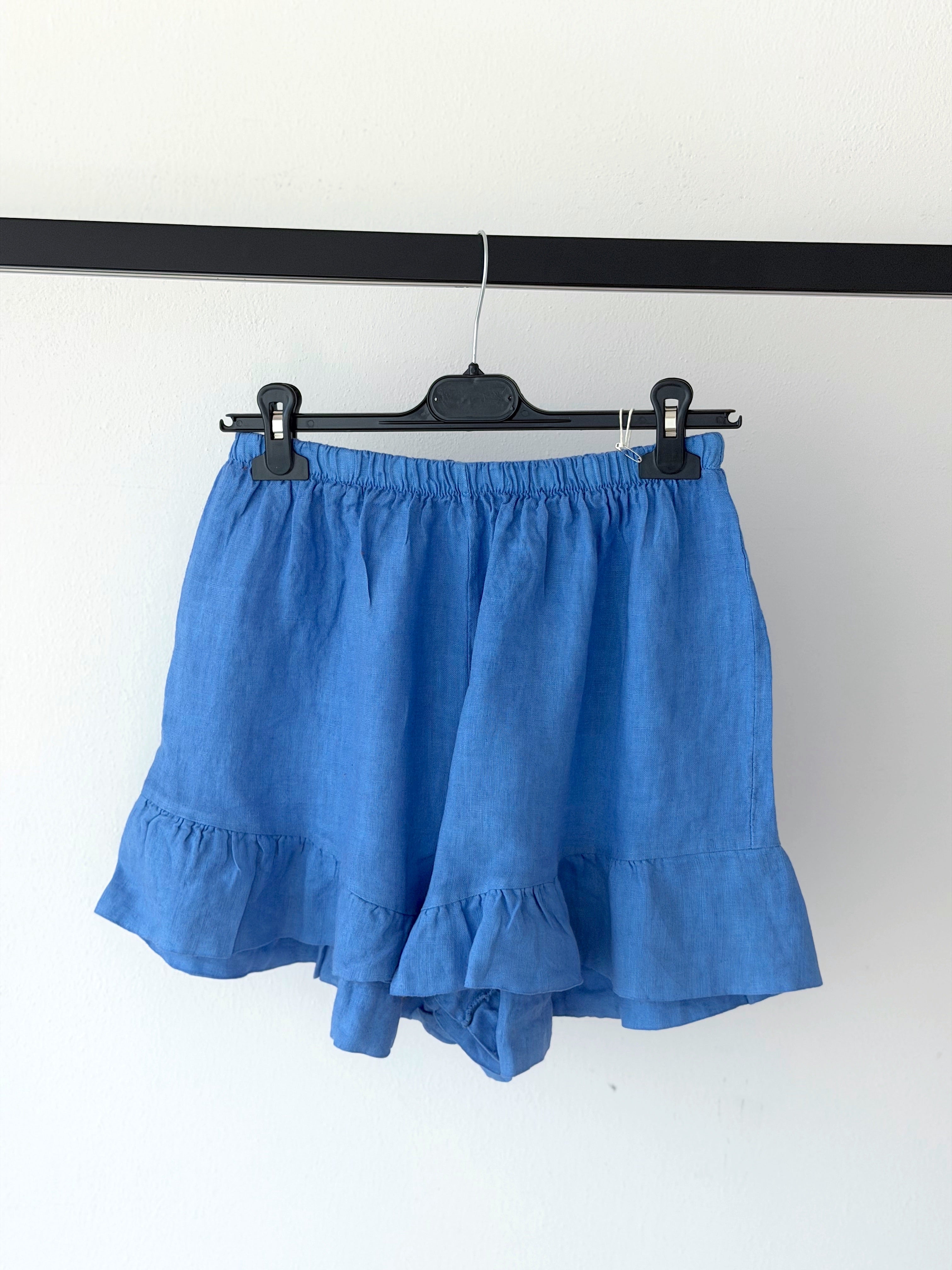 SHORTS VOLLANT 100% LINO