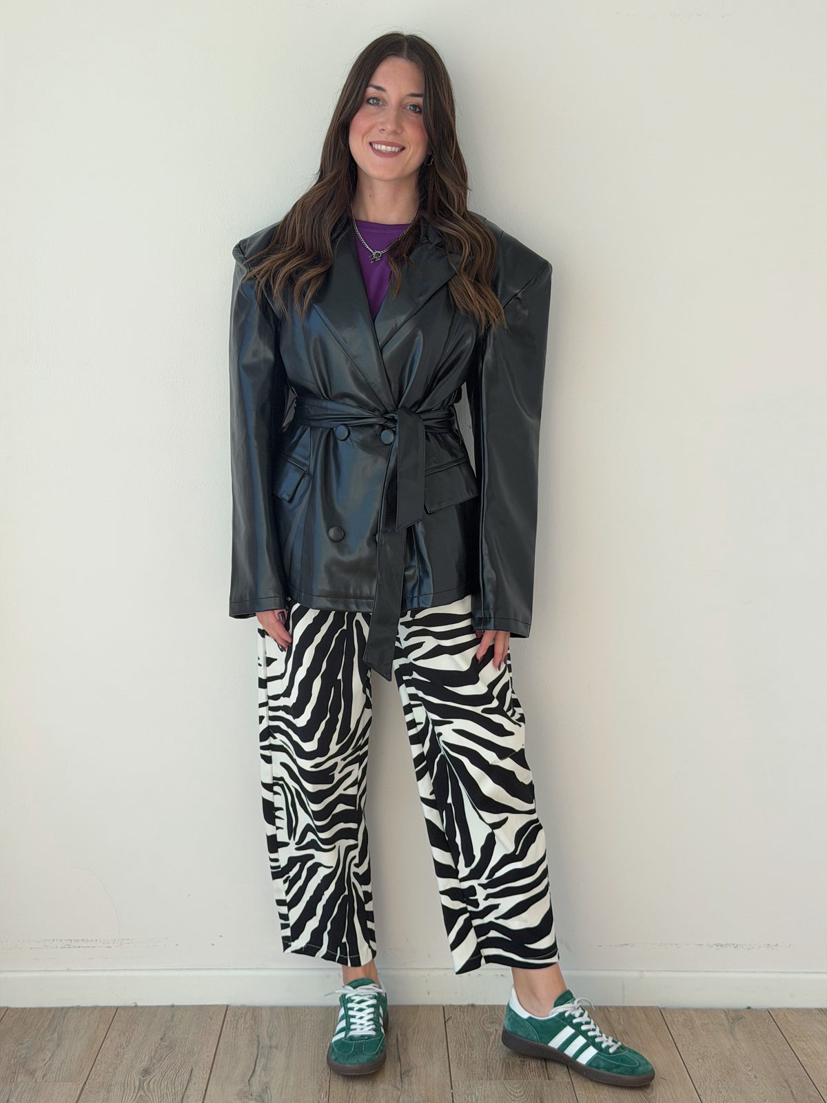 GIACCA OVERSIZE ECOPELLE CON SPALLINE RINFORZATE ( PREMIUM QUALITY )