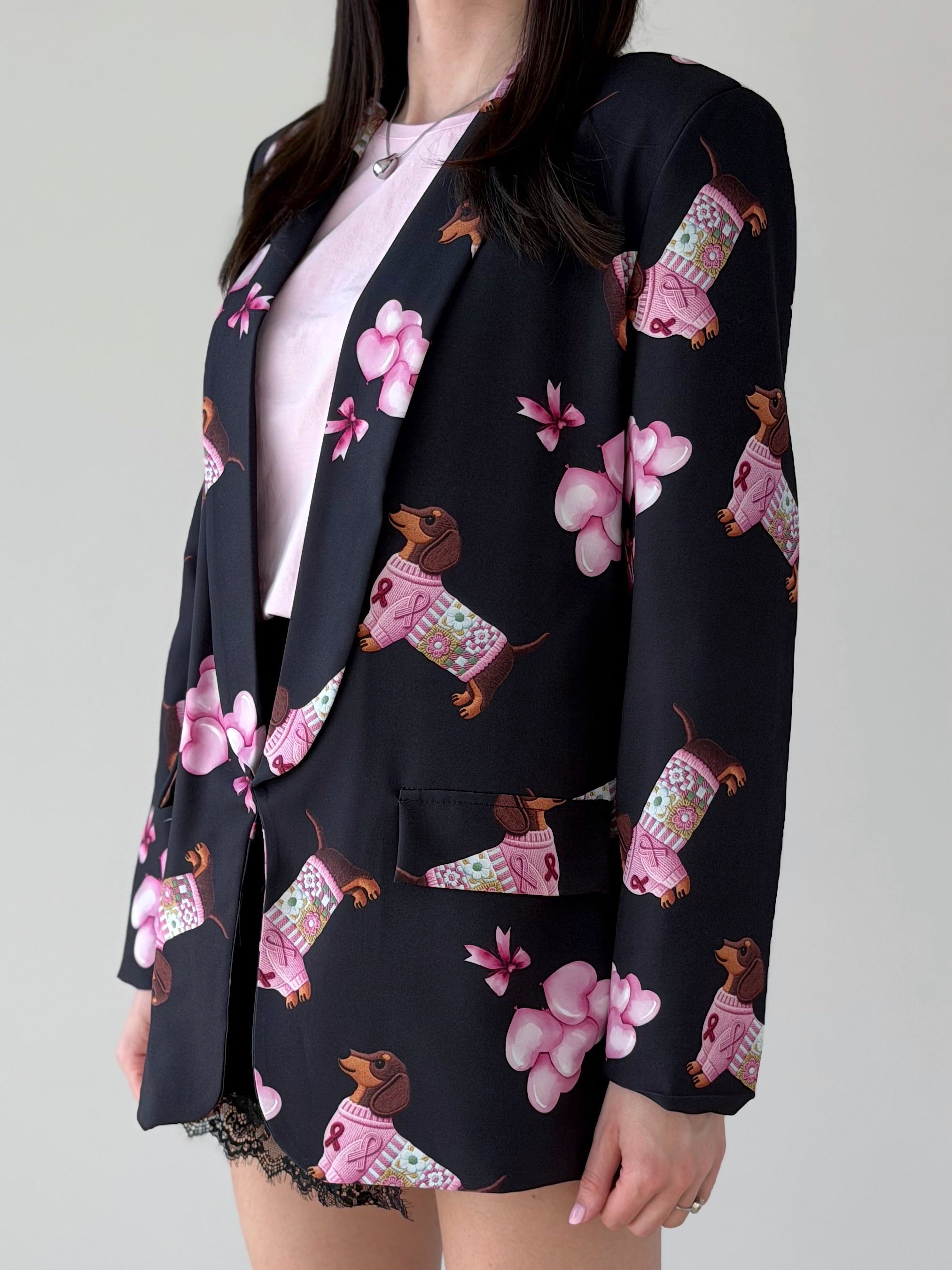 GIACCA BASSOTTO PINK