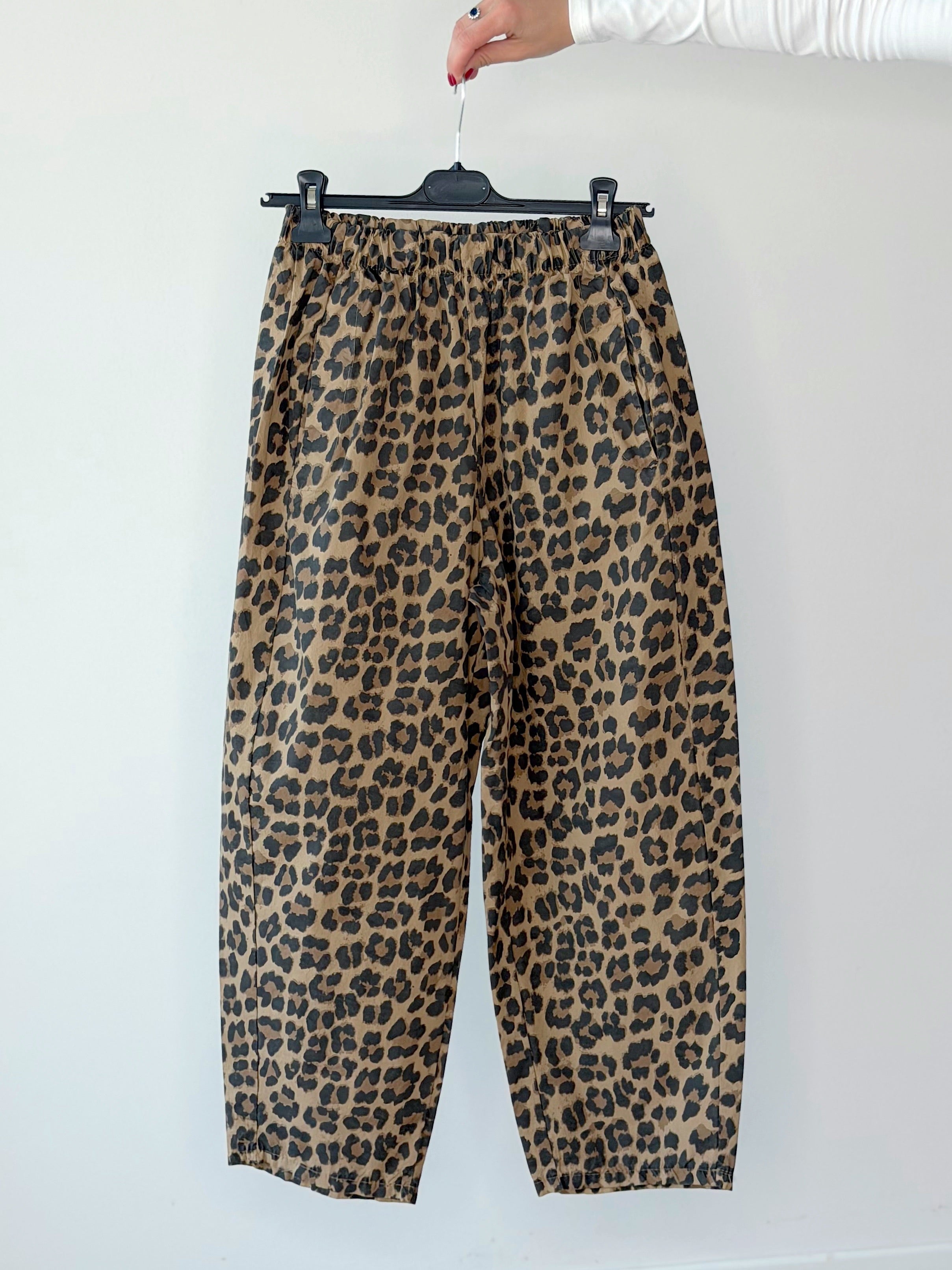 PANTALONE ANIMALIER BALLOON