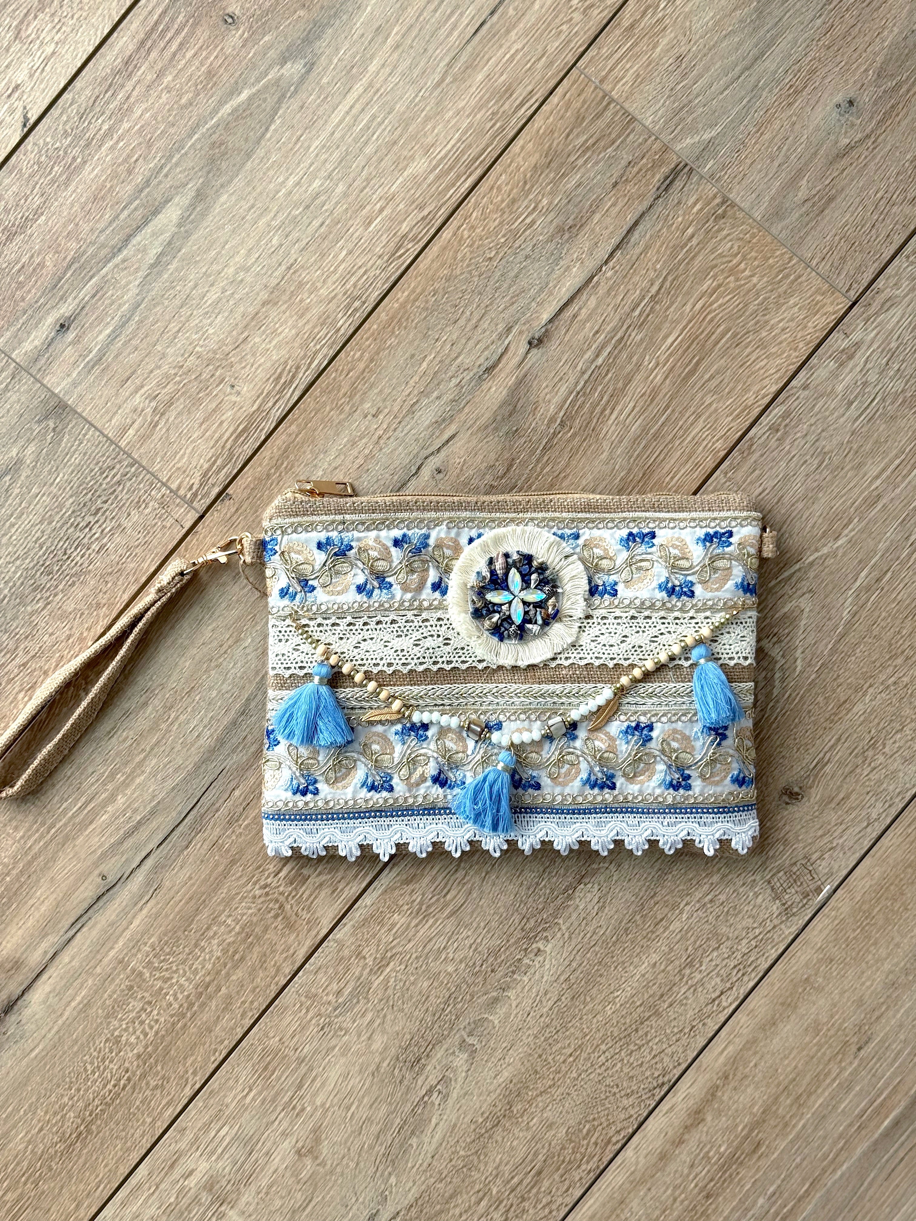 POCHETTE RAFIA & CONCHIGLIE