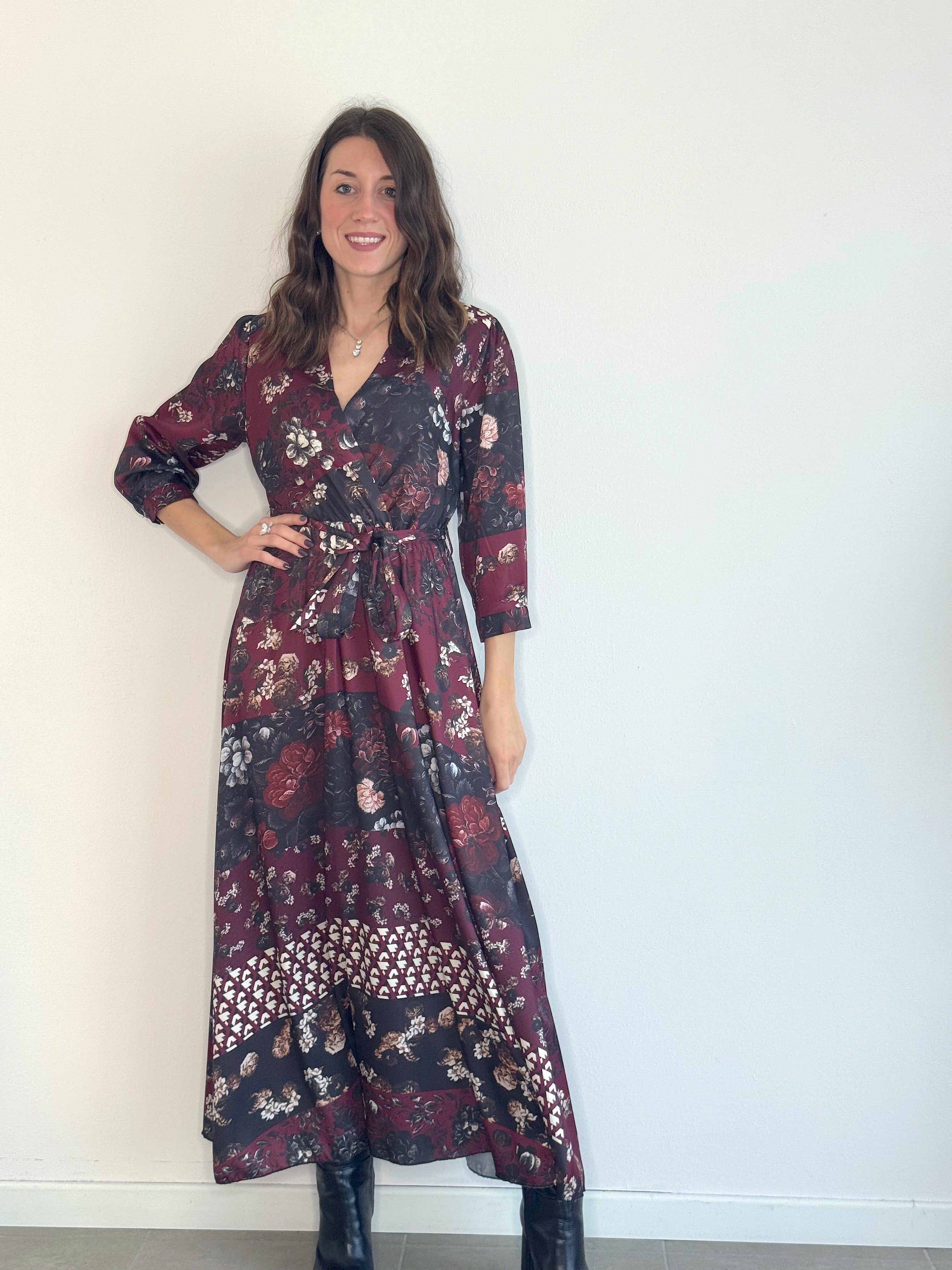 VESTITO ELENA  IN RASO